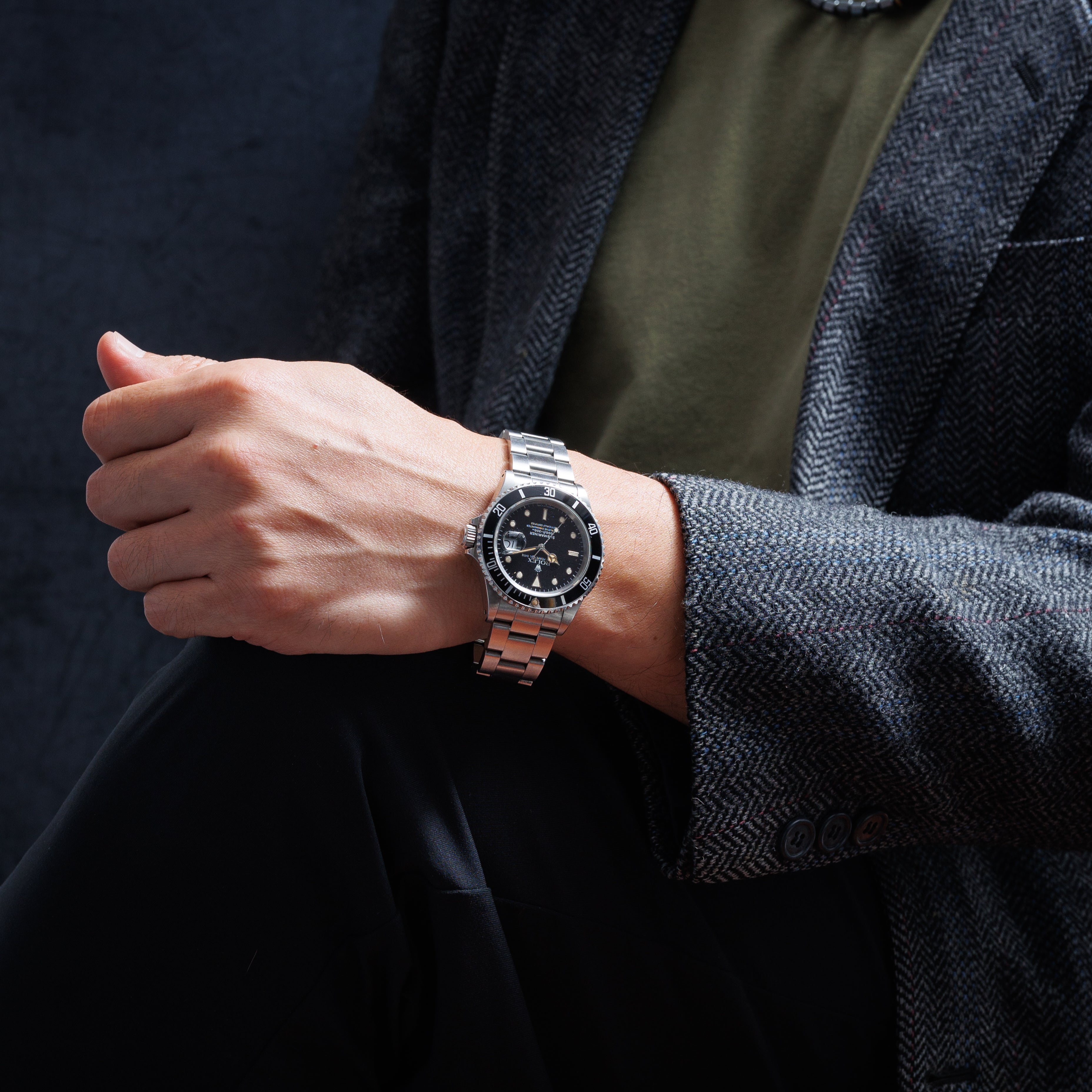 ロレックス サブマリーナ 1986年製 Ref.168000 スパイダーダイヤル タグ付き