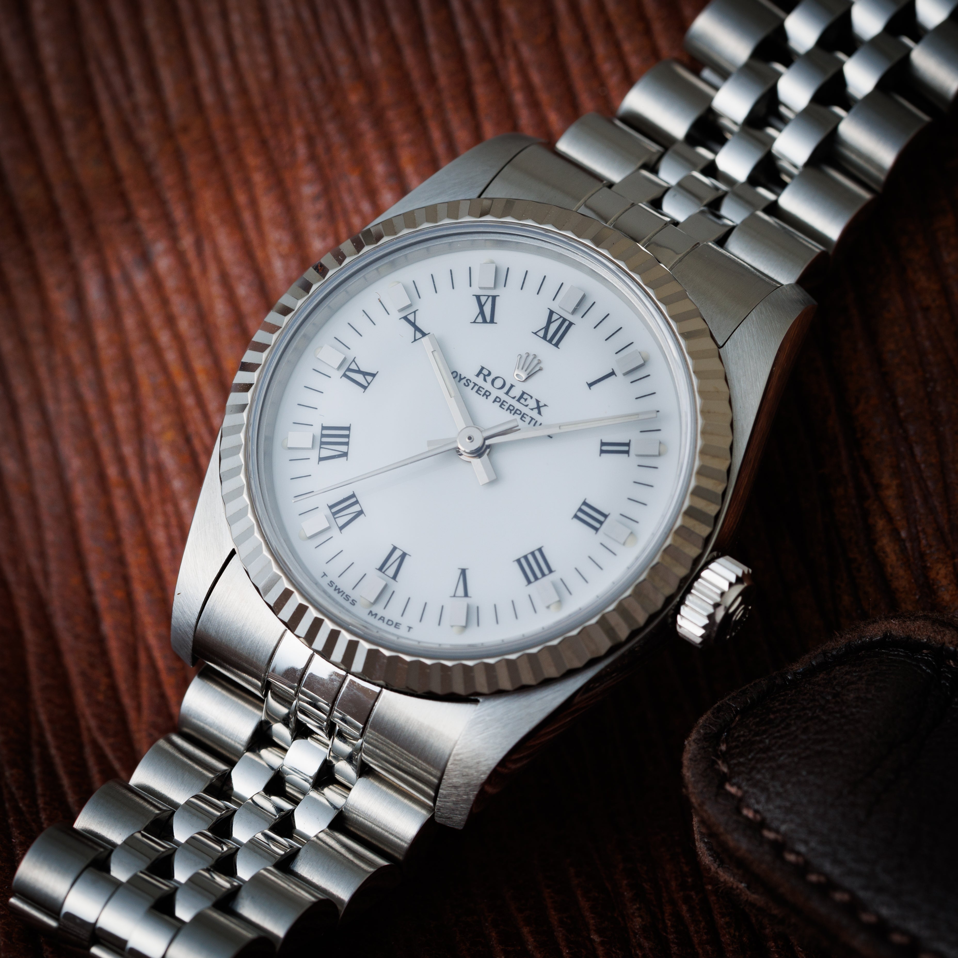 ROLEX ロレックス オイスターパーペチュアル 67518 ホワイト