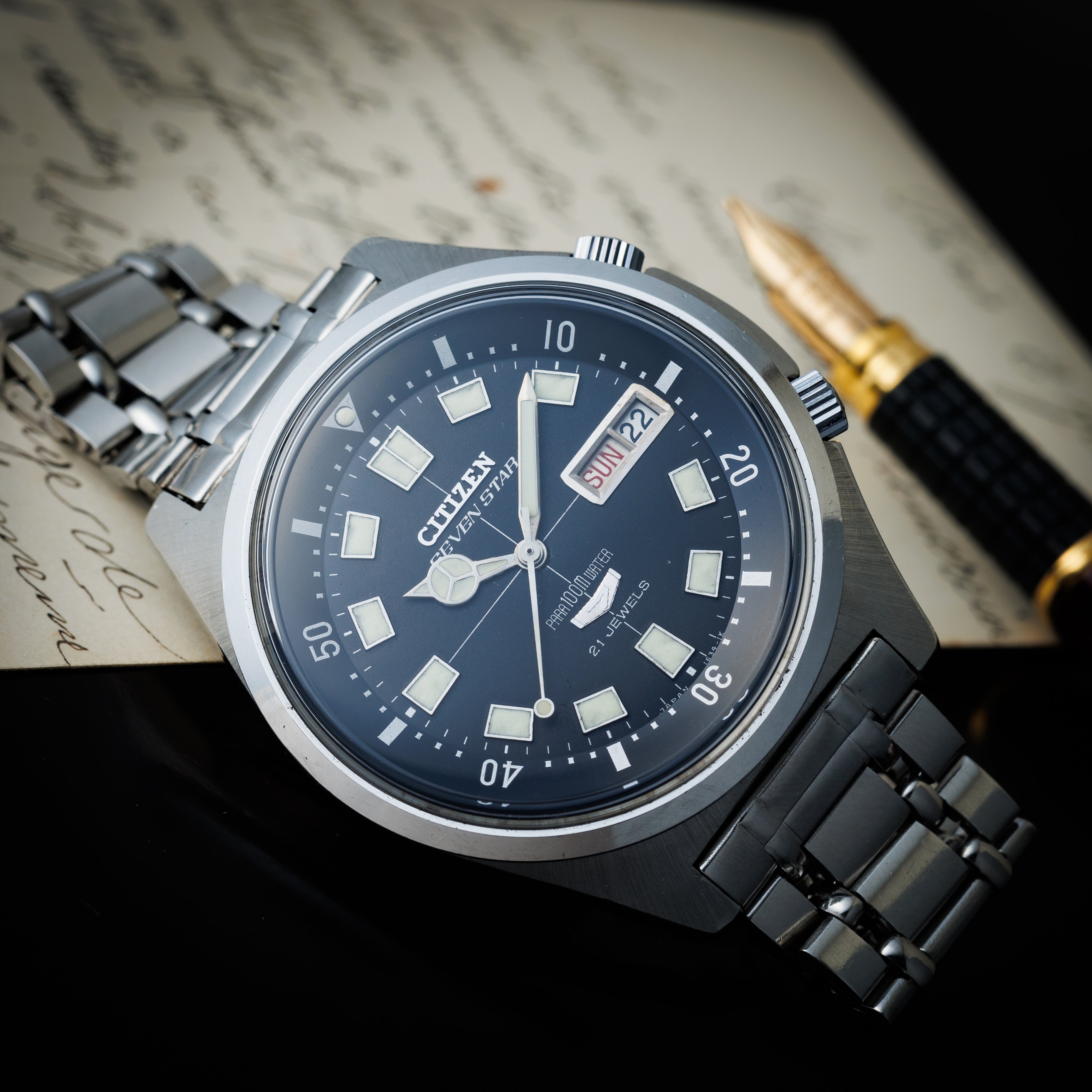 Yahoo!オークション - シチズン CITIZEN 4-770889TA 3針