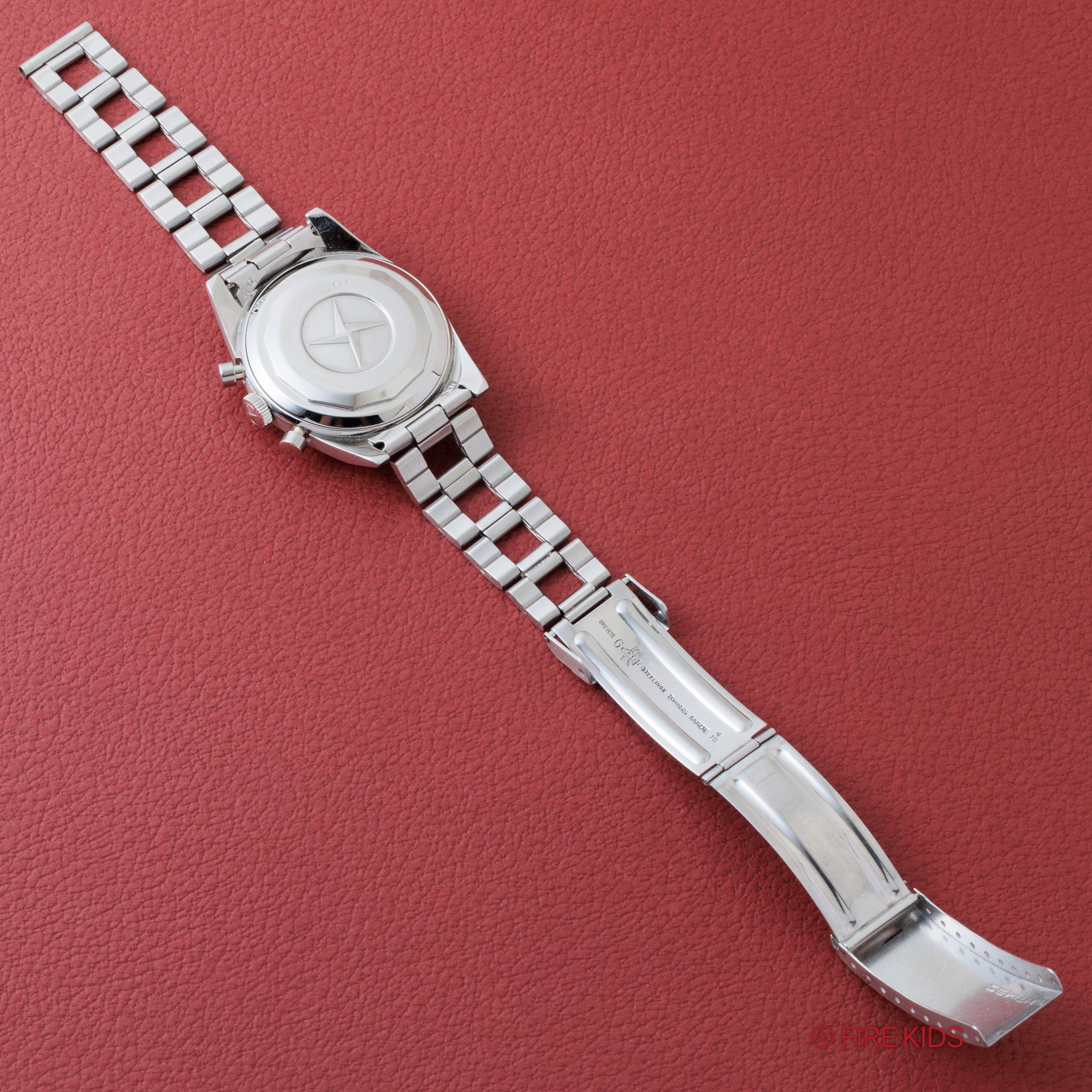 ゼニス エルプリメロ 1970年製(昭和45年製) Ref.A385 ケース、アーカイブ、2024年1月本国修理納品書付き