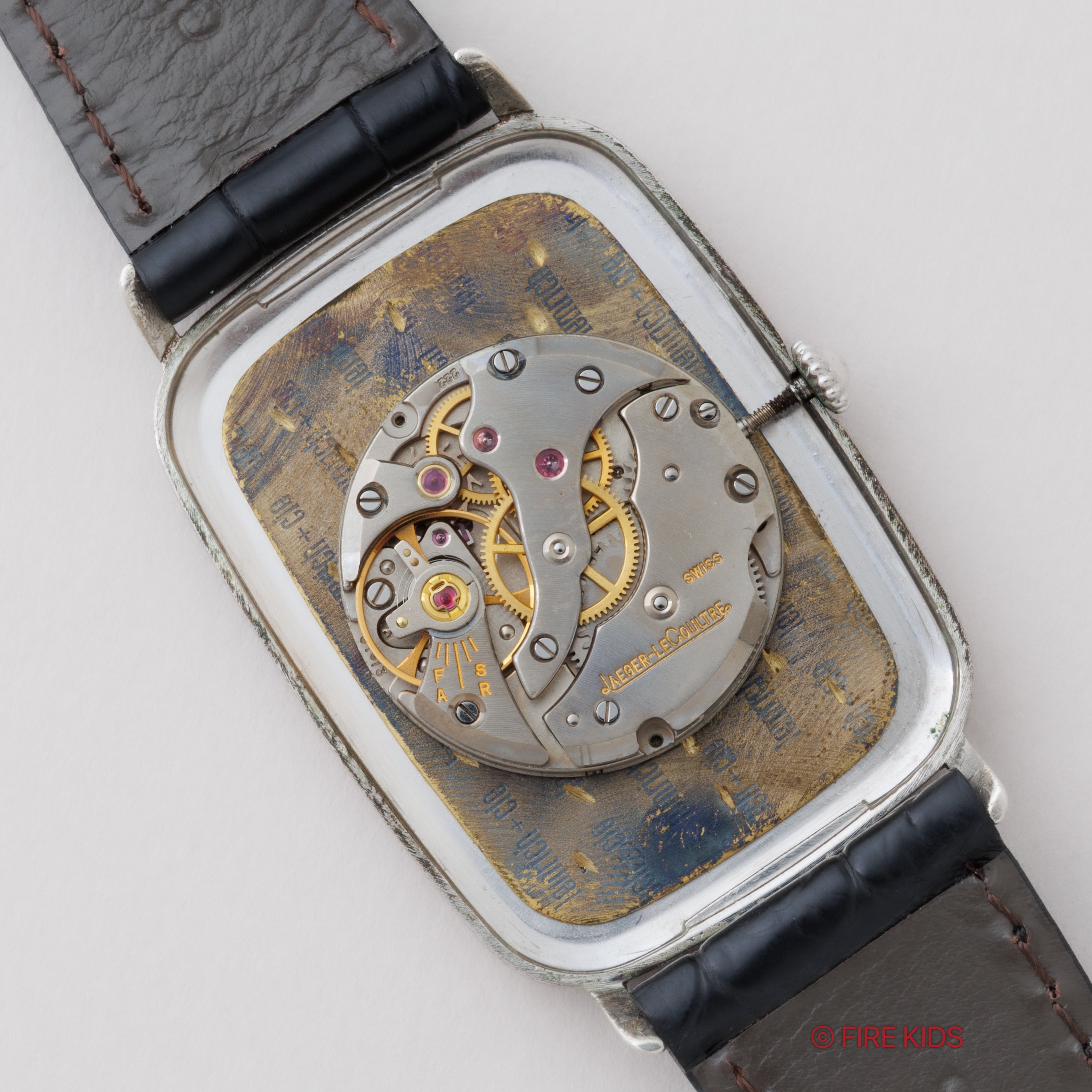 ジャガールクルト 銀無垢レクタンギュラーケース 手巻き 1970年代製 Ref.903732 Cal.818/3