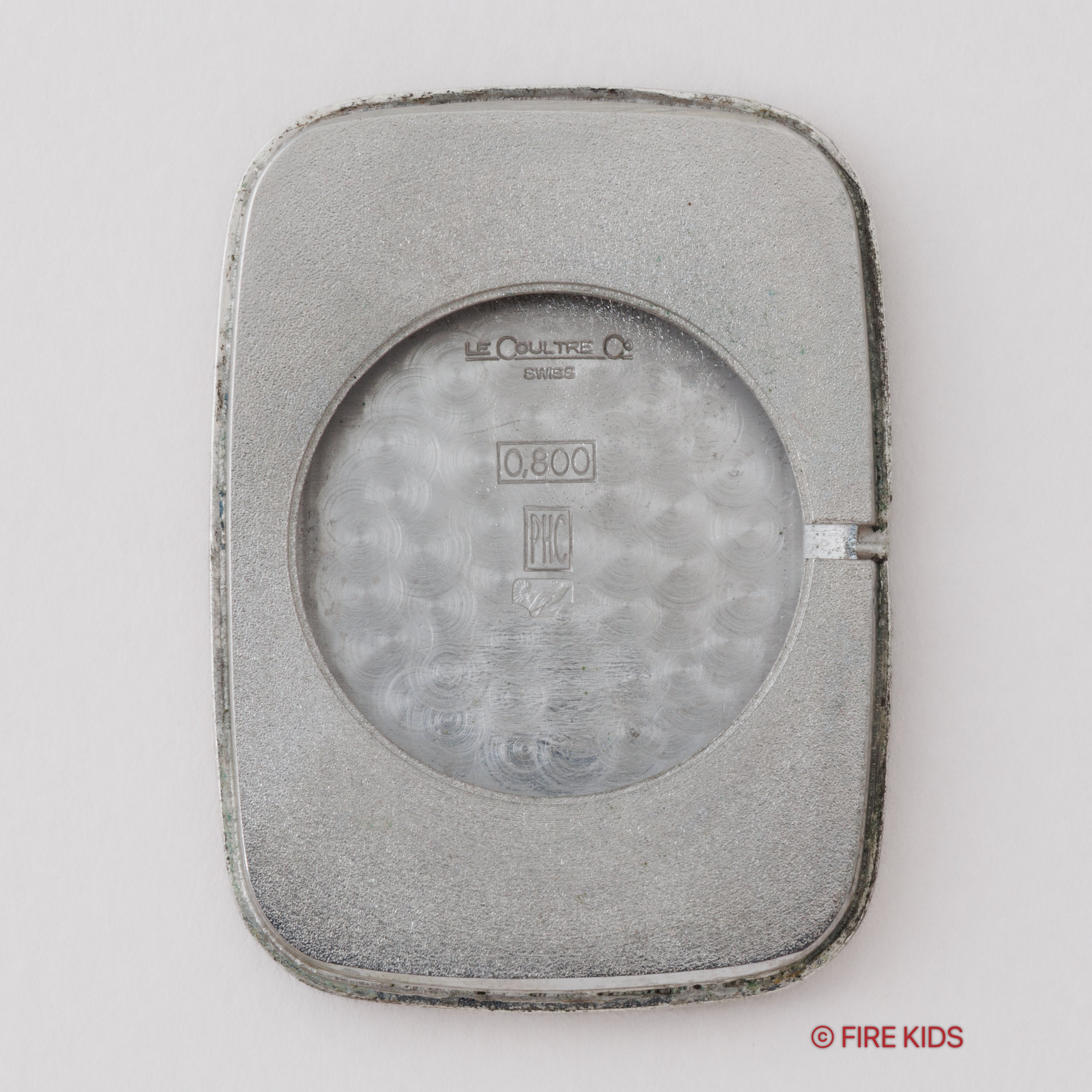 ジャガールクルト 銀無垢レクタンギュラーケース 手巻き 1970年代製 Ref.903732 Cal.818/3