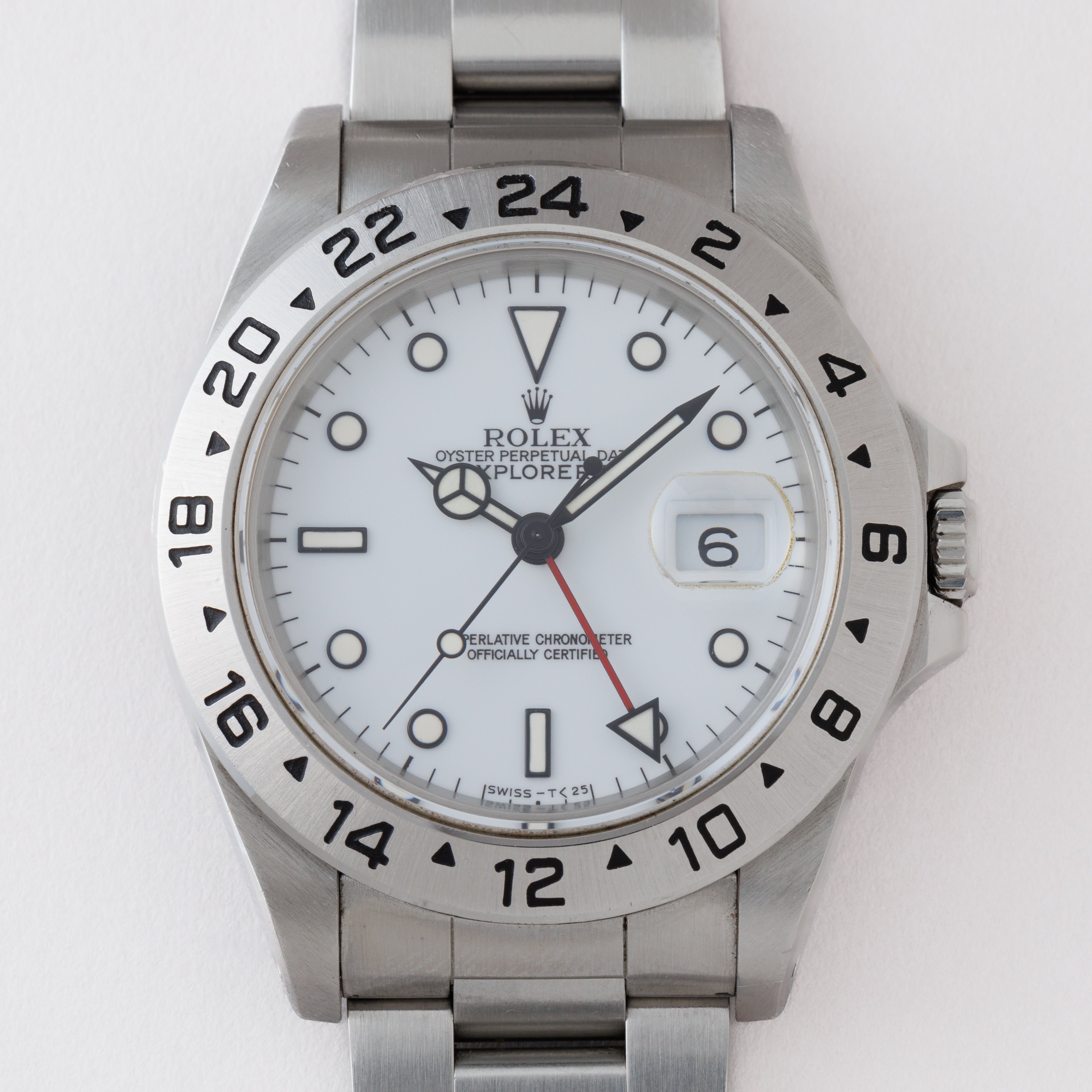 ロレックス エクスプローラーⅡ 1991年製 Ref.16570 箱、ギャラ付き