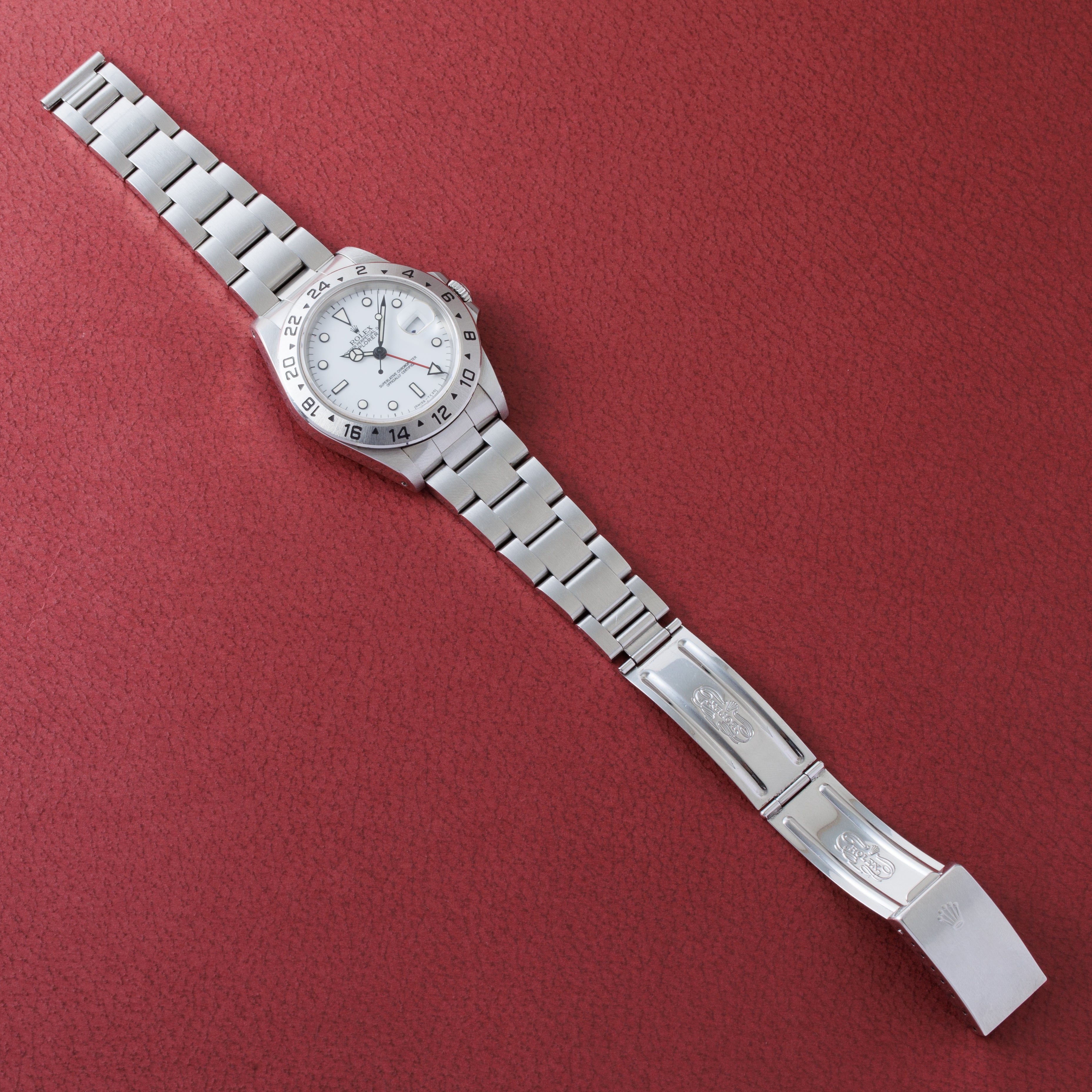 ロレックス エクスプローラーⅡ 1991年製 Ref.16570 箱、ギャラ付き