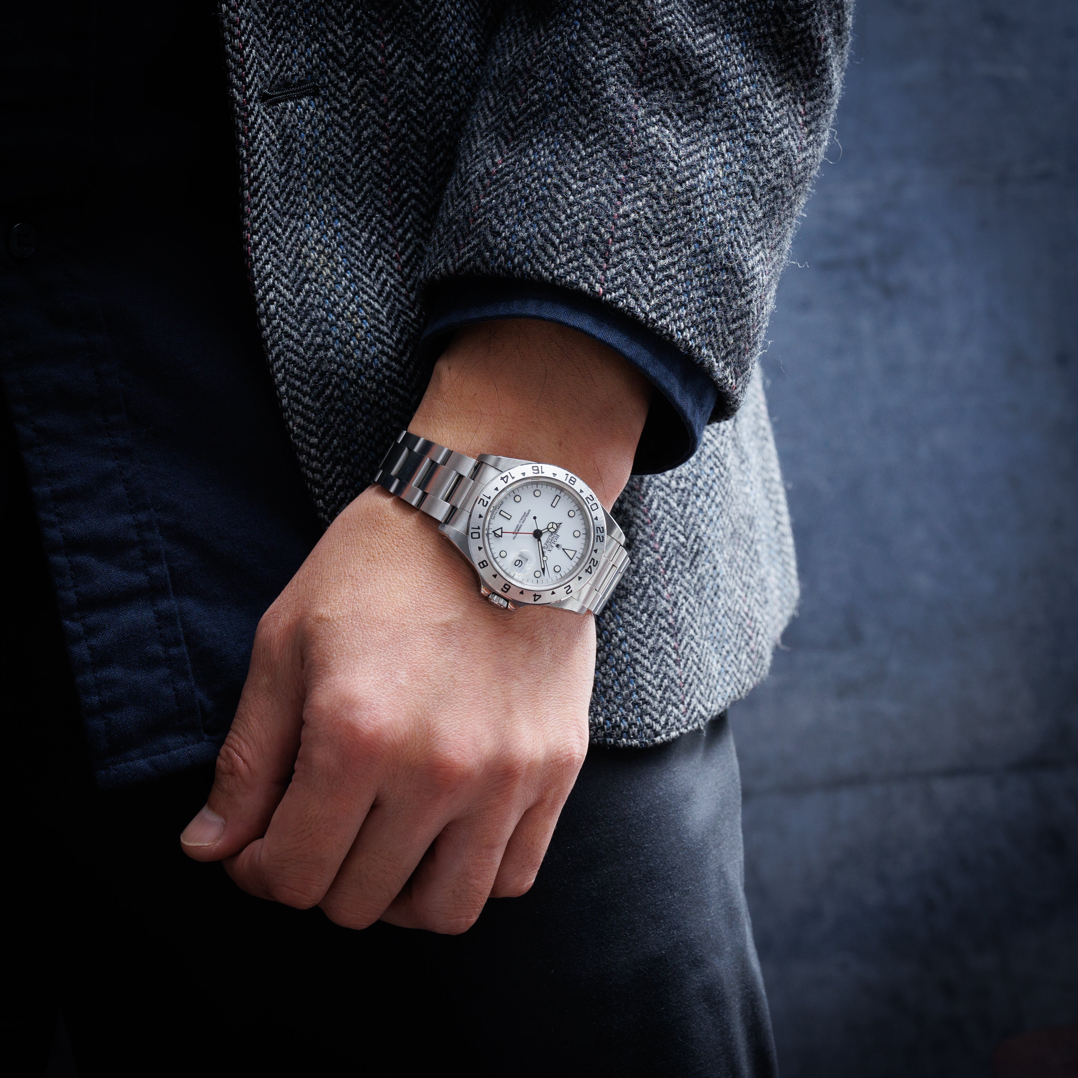 ロレックス エクスプローラーⅡ 1991年製 Ref.16570 箱、ギャラ付き