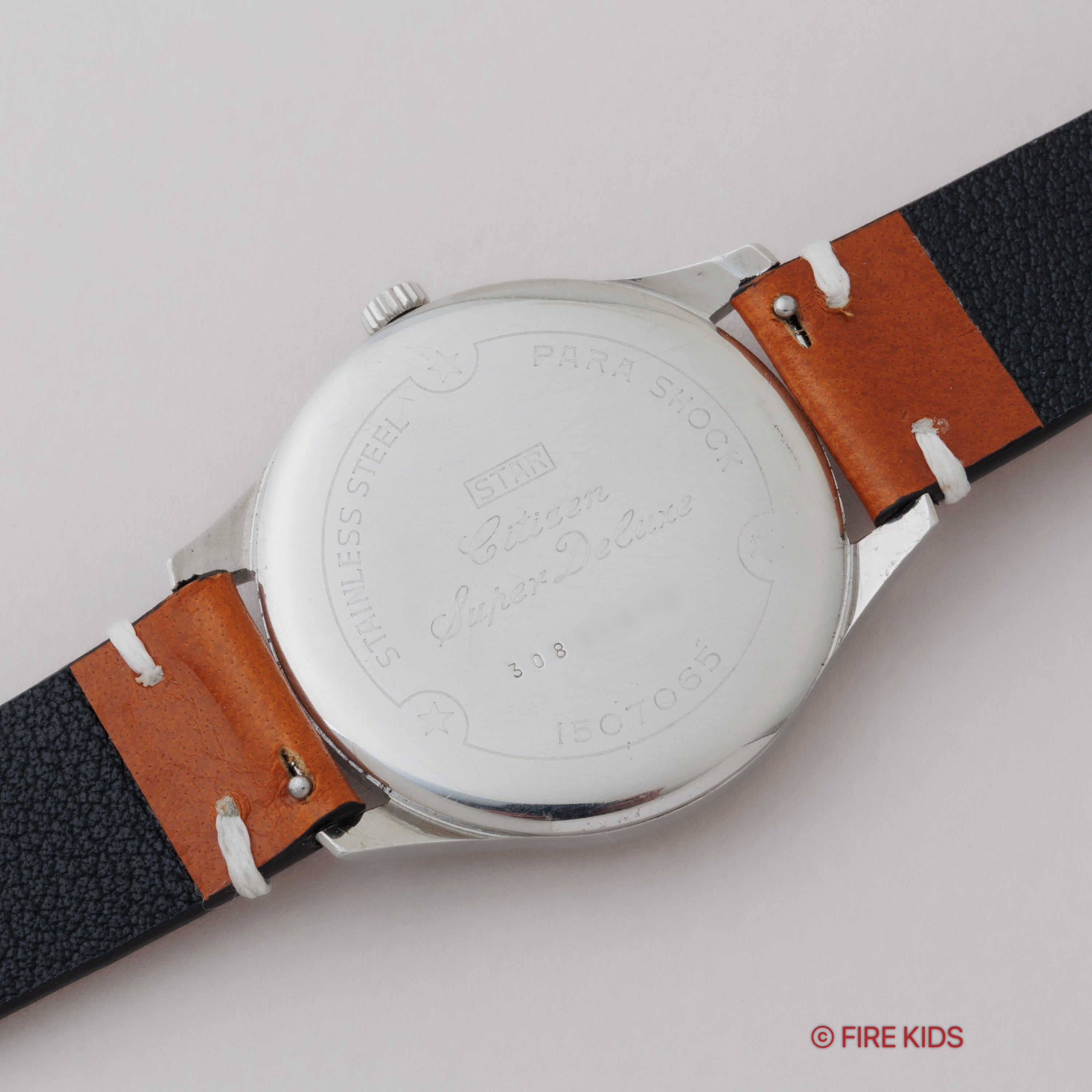 シチズン スーパーデラックス パラショック 1963年製 スリースター 特別調整品 手巻き