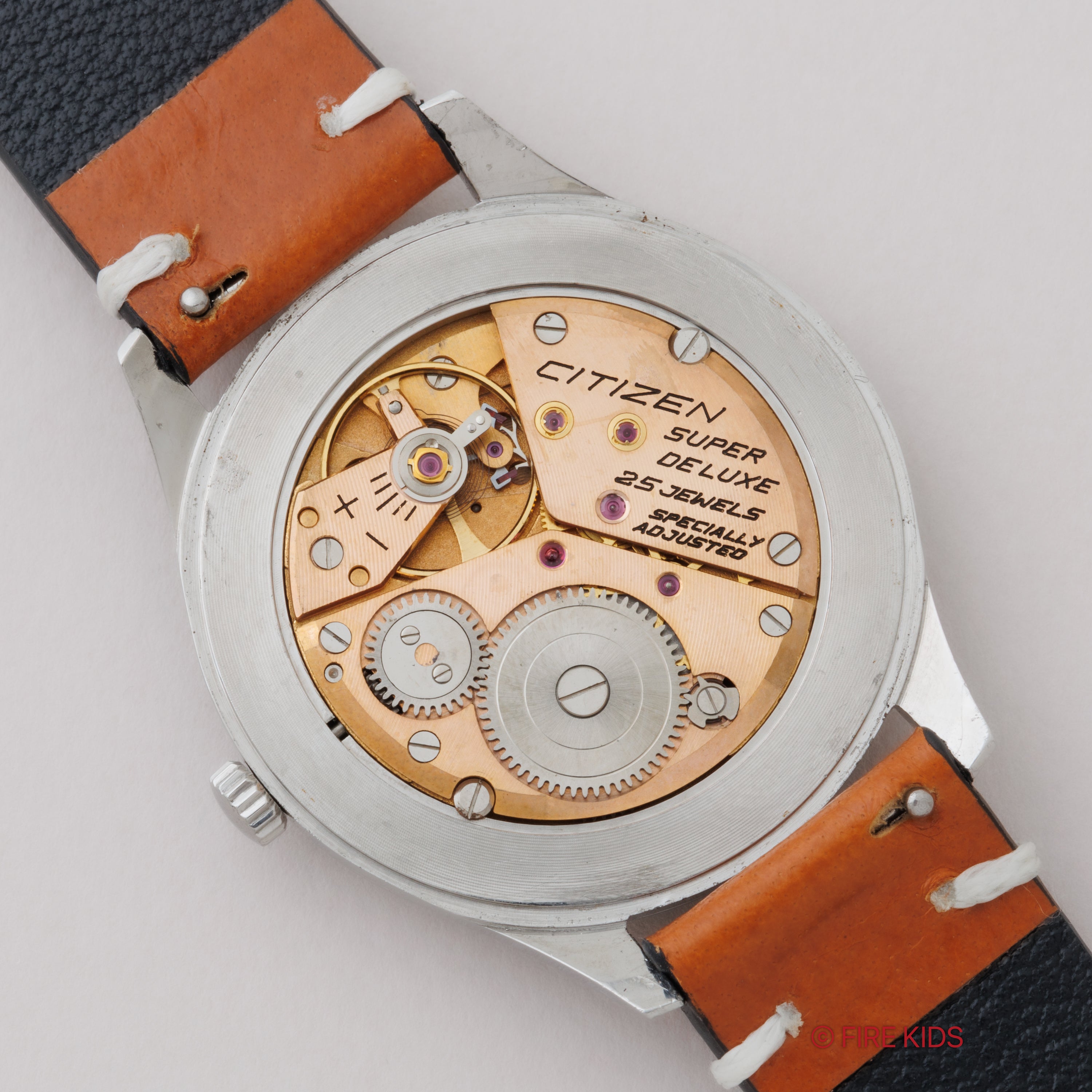 シチズン スーパーデラックス パラショック 1963年製 スリースター 特別調整品 手巻き