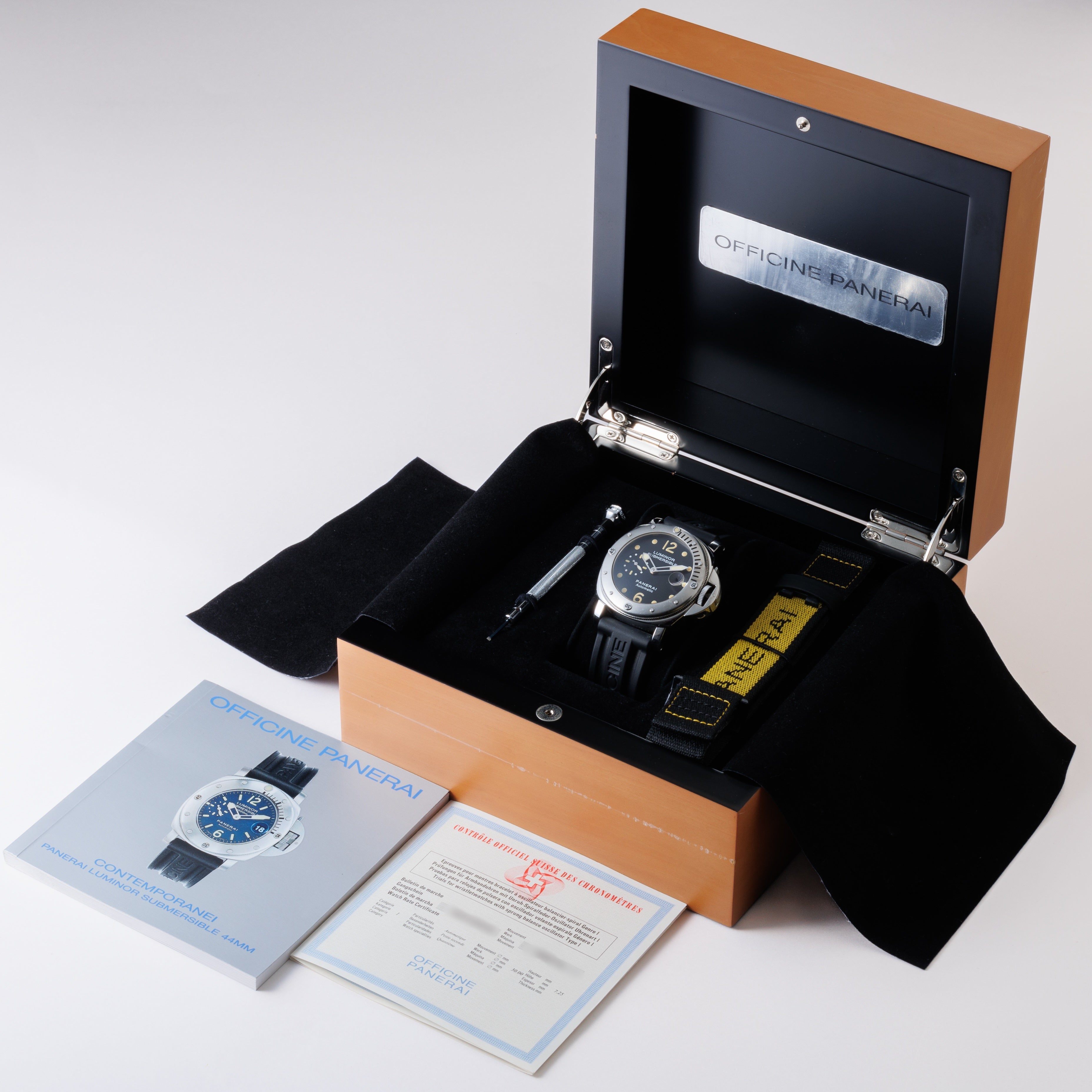 パネライ ルミノール サブマーシブル 2002年製 Ref.PAM00024/OP6561 箱、ギャラ付き
