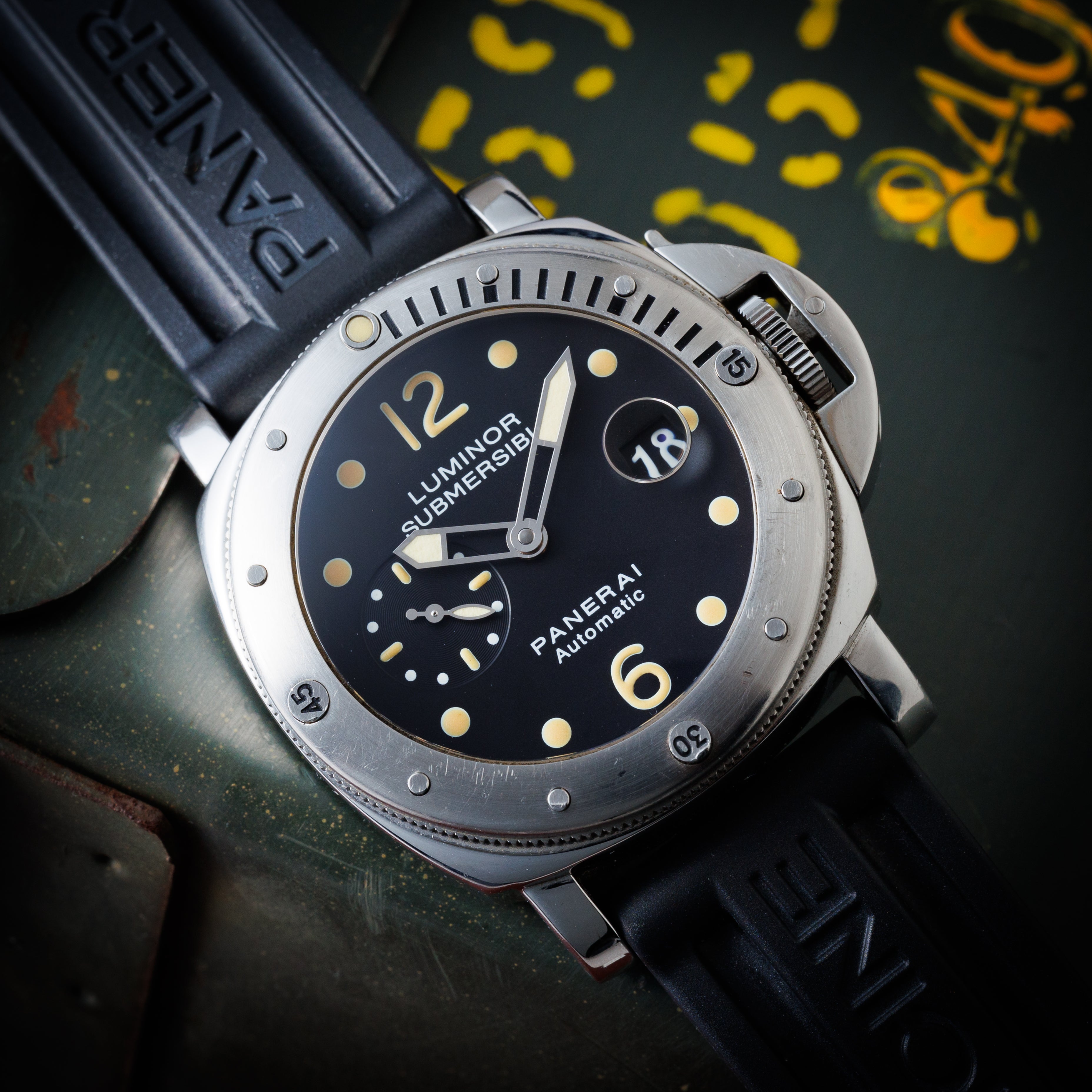 パネライ ルミノール サブマーシブル 2002年製 Ref.PAM00024/OP6561 箱、ギャラ付き