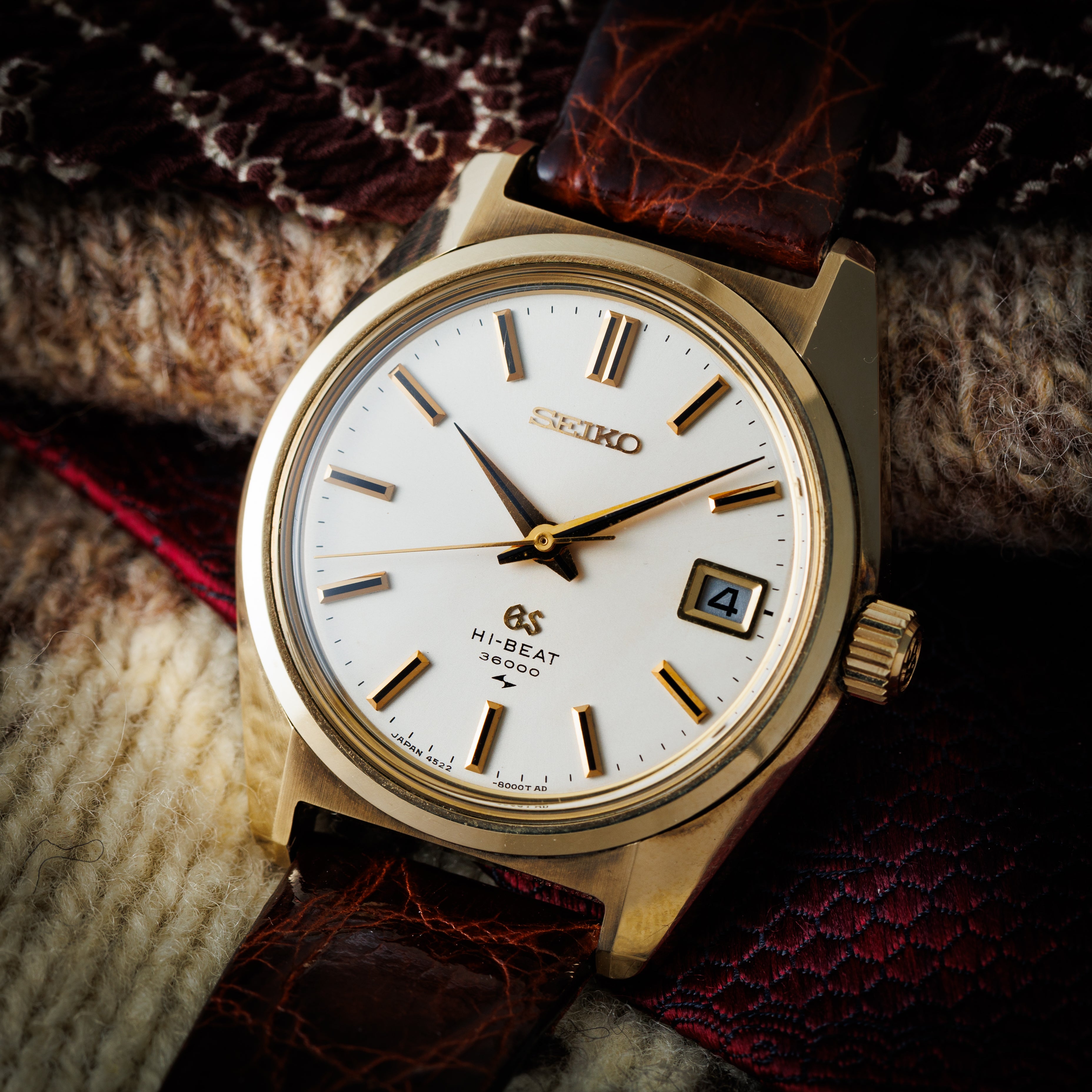 グランドセイコー ハイビート 36000 1969年製 Ref.4522-8000 CAPゴールド 45GS