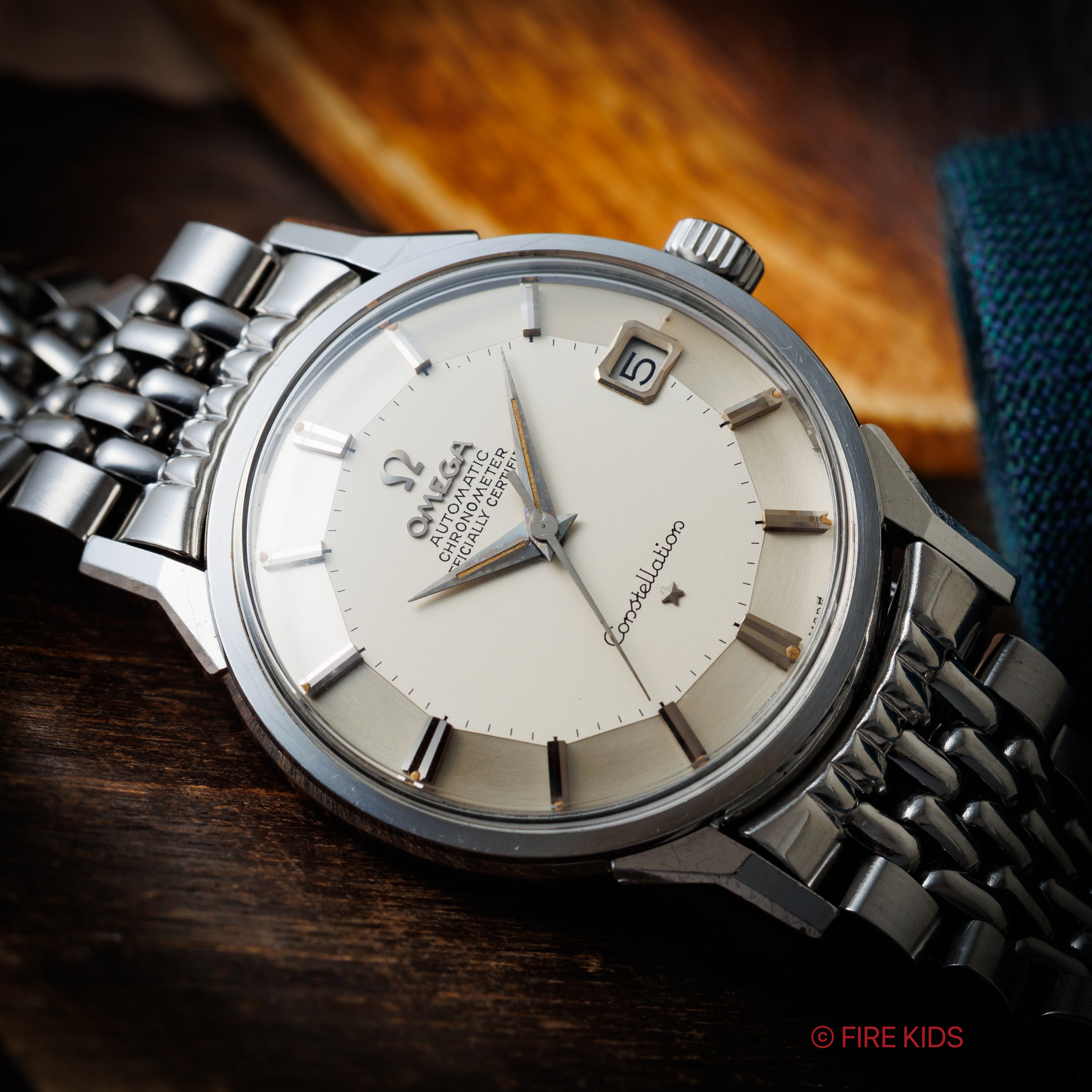 オメガ コンステレーション 12角 1963年製 自動巻クロノメーター Cal.561 純正ライスブレス