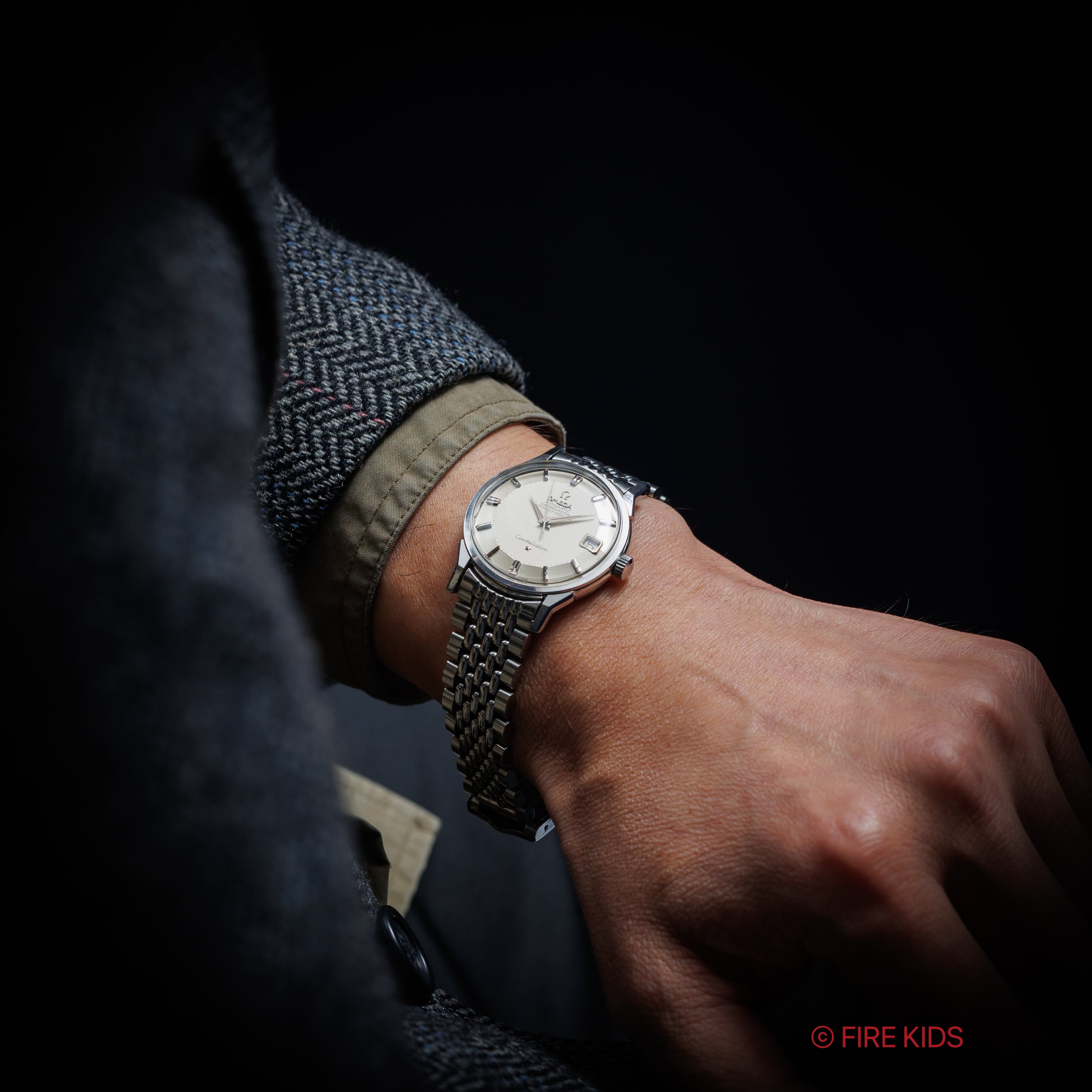 オメガ コンステレーション 12角 1963年製 自動巻クロノメーター Cal.561 純正ライスブレス