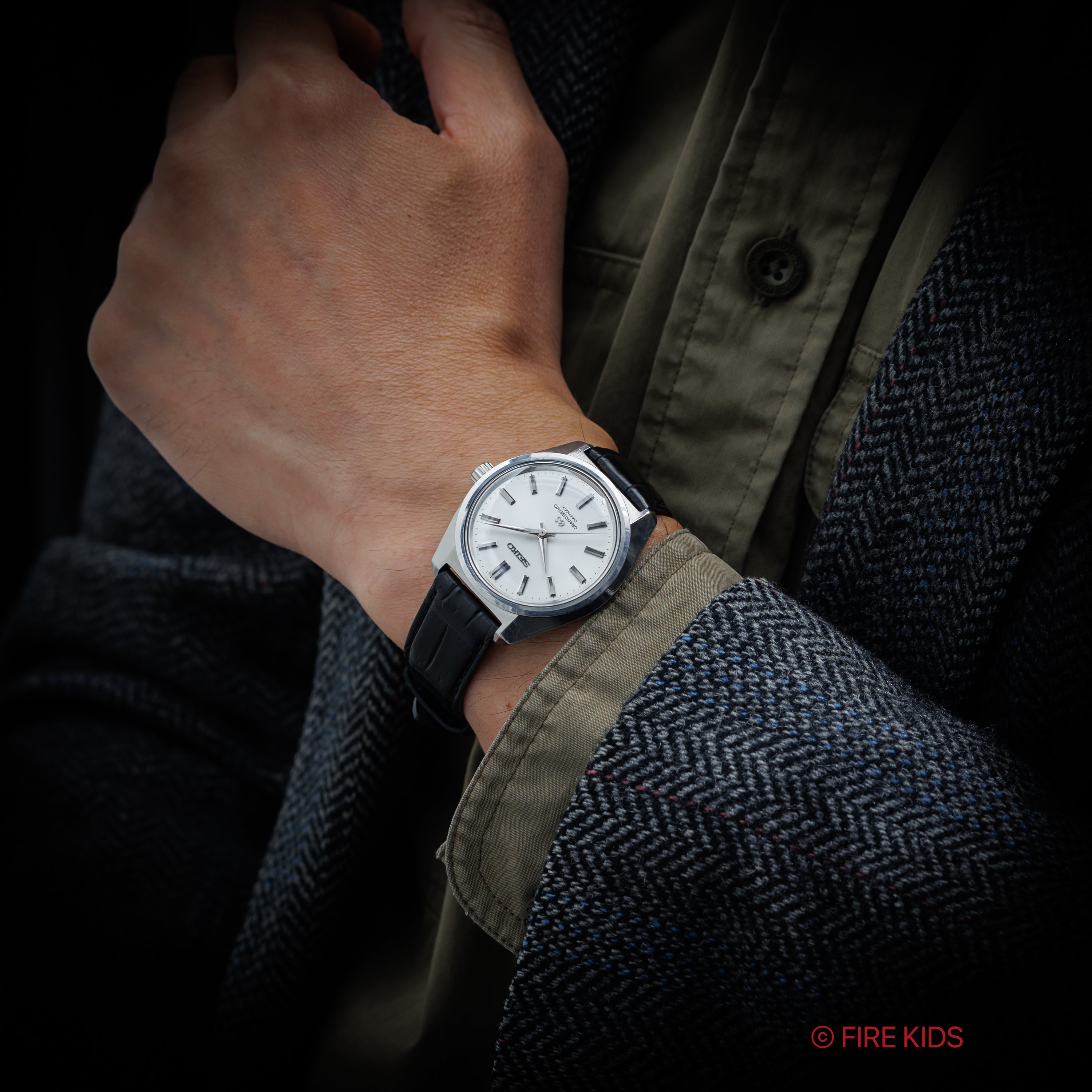 グランドセイコー 1966年製 Ref.4420-9000 44GS 前期 ロービート手巻き セイコースタイルケース