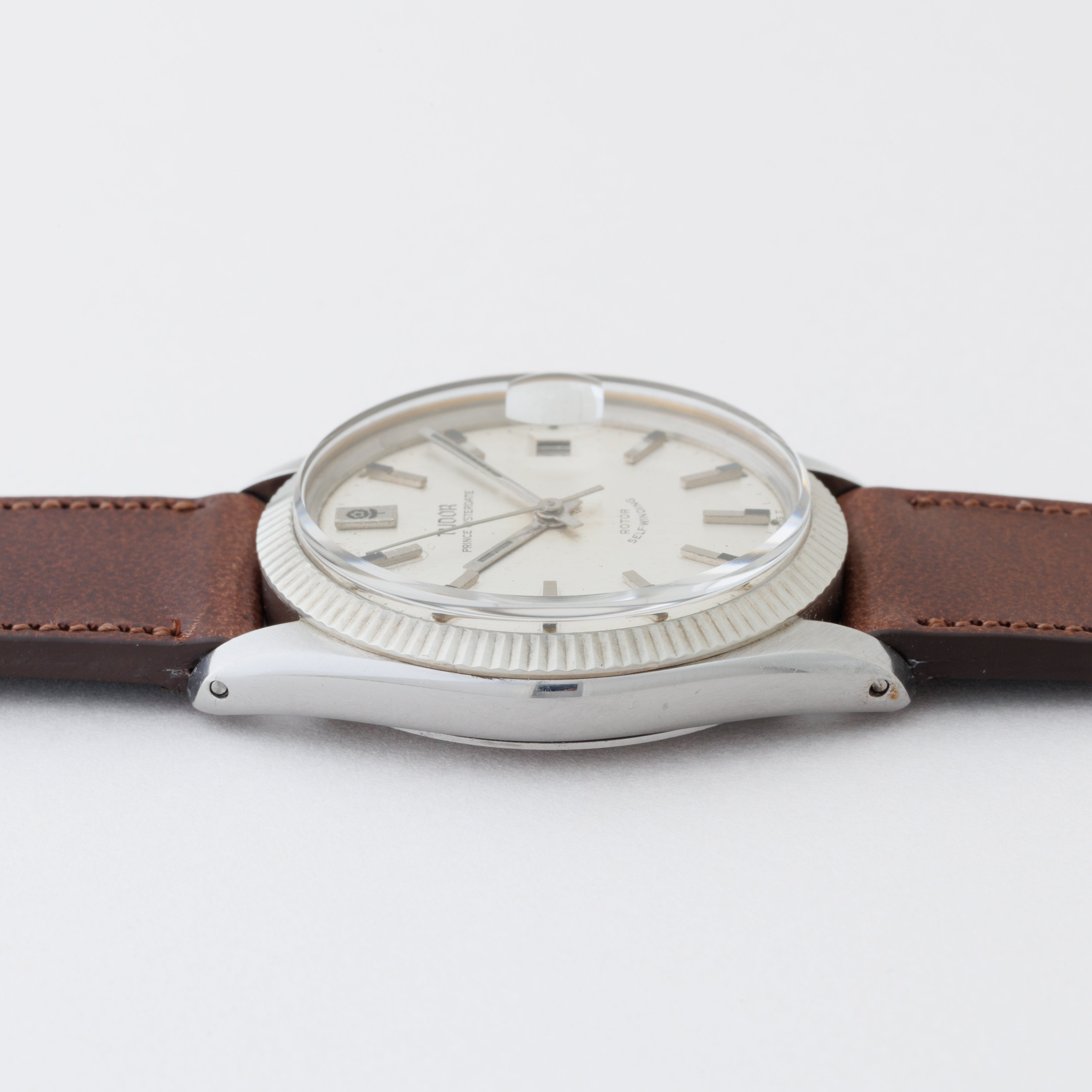 チューダー プリンスオイスターデイト 1967年製 Ref.7990/4 王冠リューズ 自動巻 フルーテッドベゼル