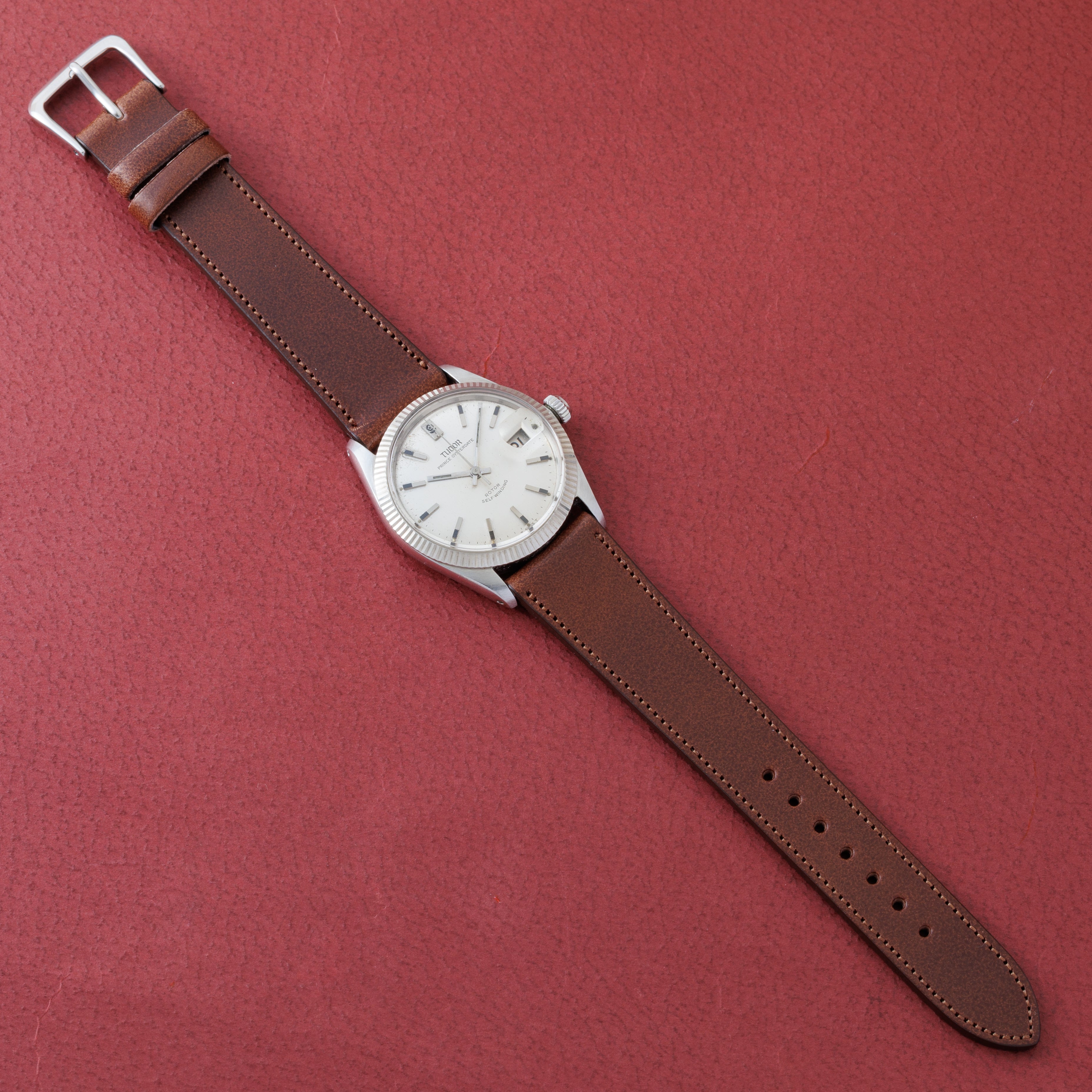 チューダー プリンスオイスターデイト 1967年製 Ref.7990/4 王冠リューズ 自動巻 フルーテッドベゼル