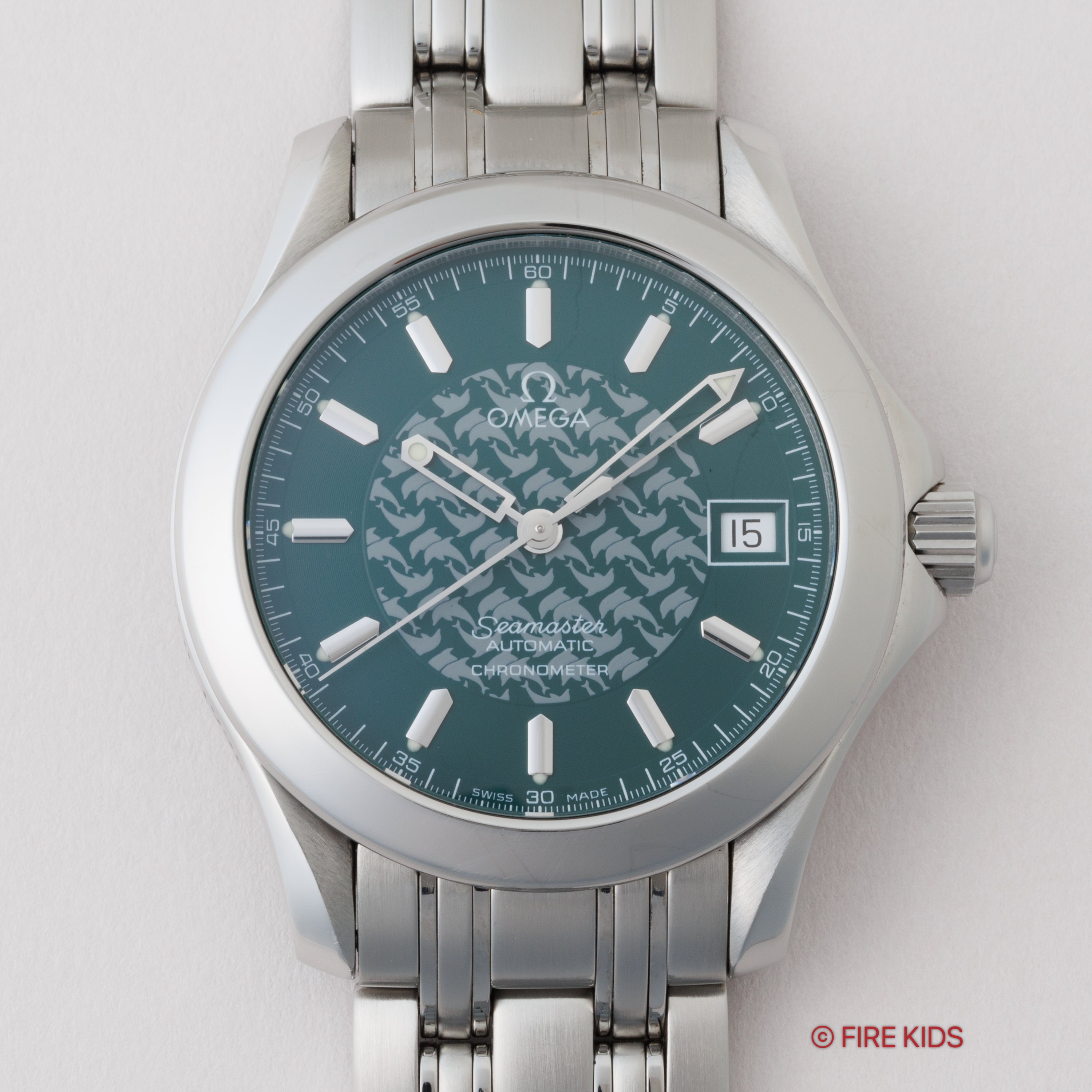 オメガ シーマスター120 ジャック・マイヨール 1998年製 限定モデル 自動巻き Ref.2506.70/168.1614 Cal.1120 ギャラ、冊子付