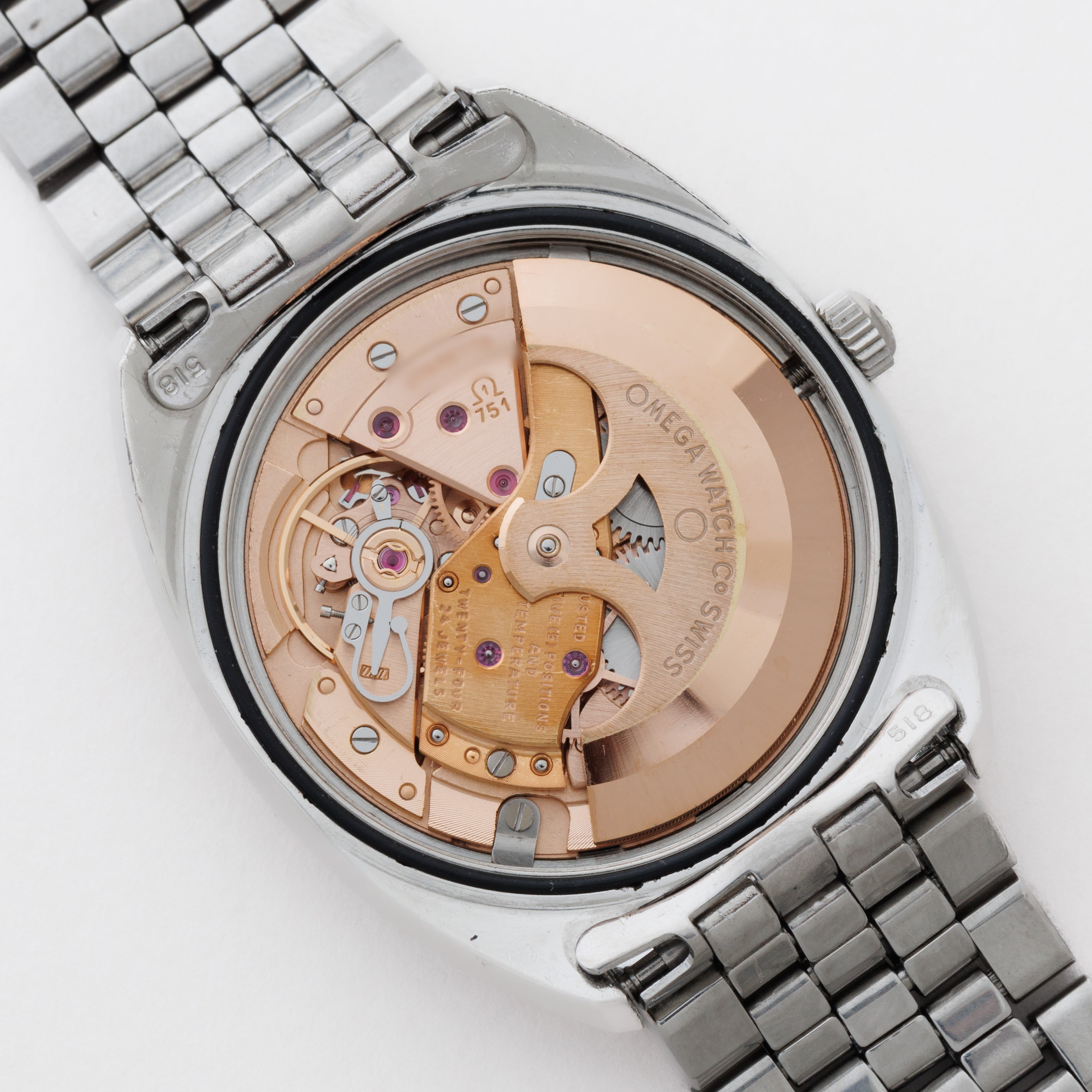 オメガ コンステレーション ジェンタ 1969年製 Ref.168.029 リネンダイヤル 純正ブレス コインエッジベゼル