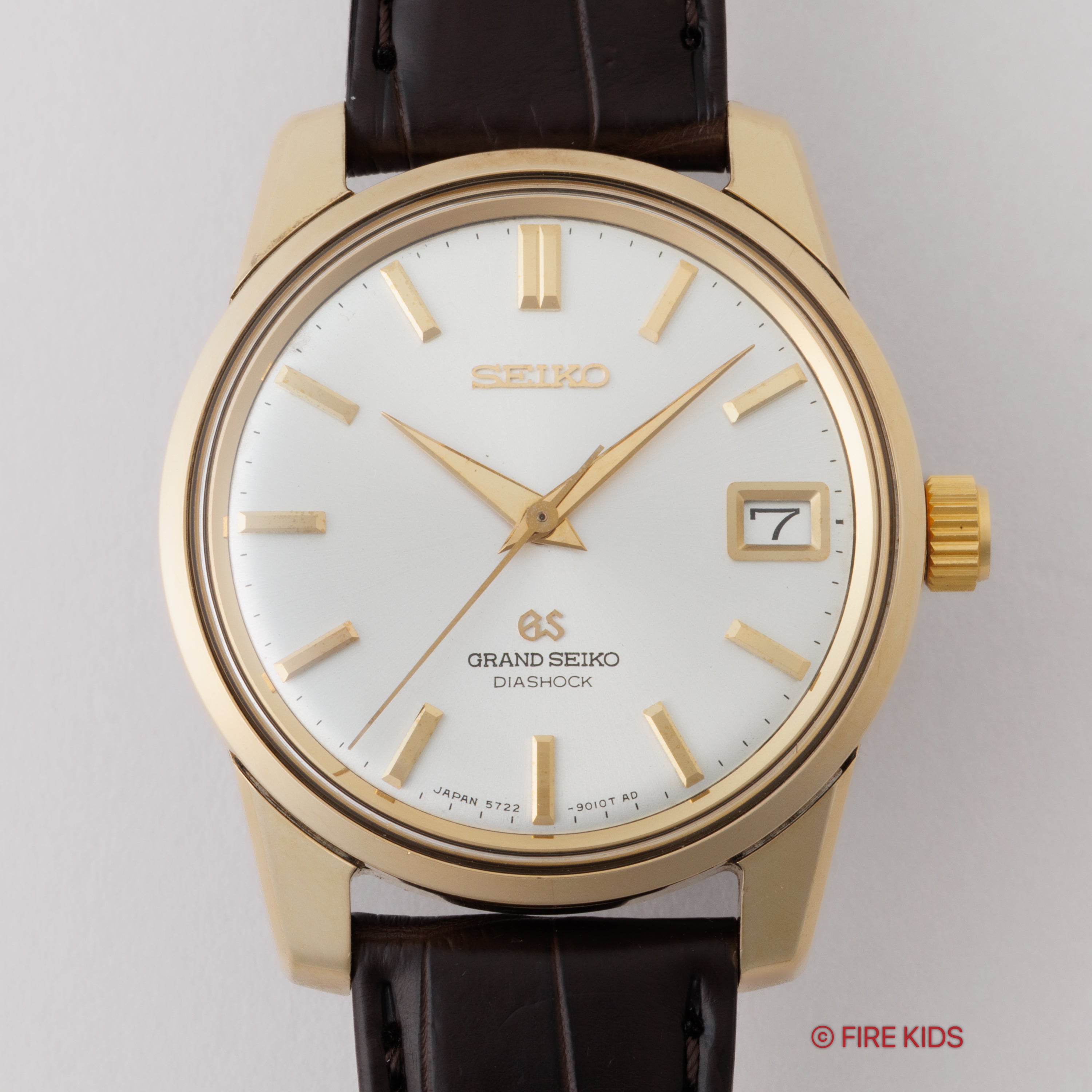 グランドセイコー 57GS後期型 1968年製 CAPゴールド Ref.5722-9011 手巻きCal.5722B