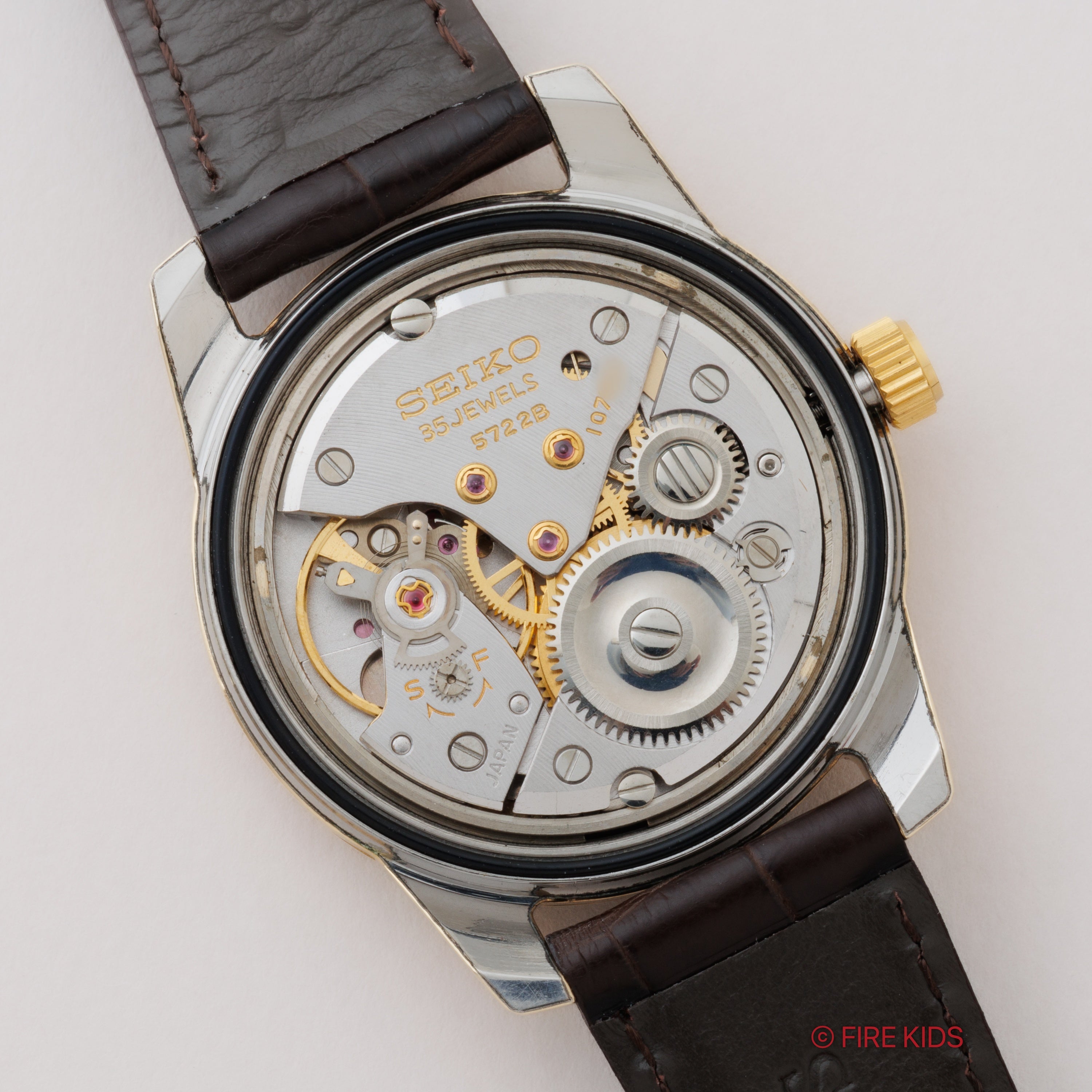 グランドセイコー 57GS後期型 1968年製 CAPゴールド Ref.5722-9011 手巻きCal.5722B