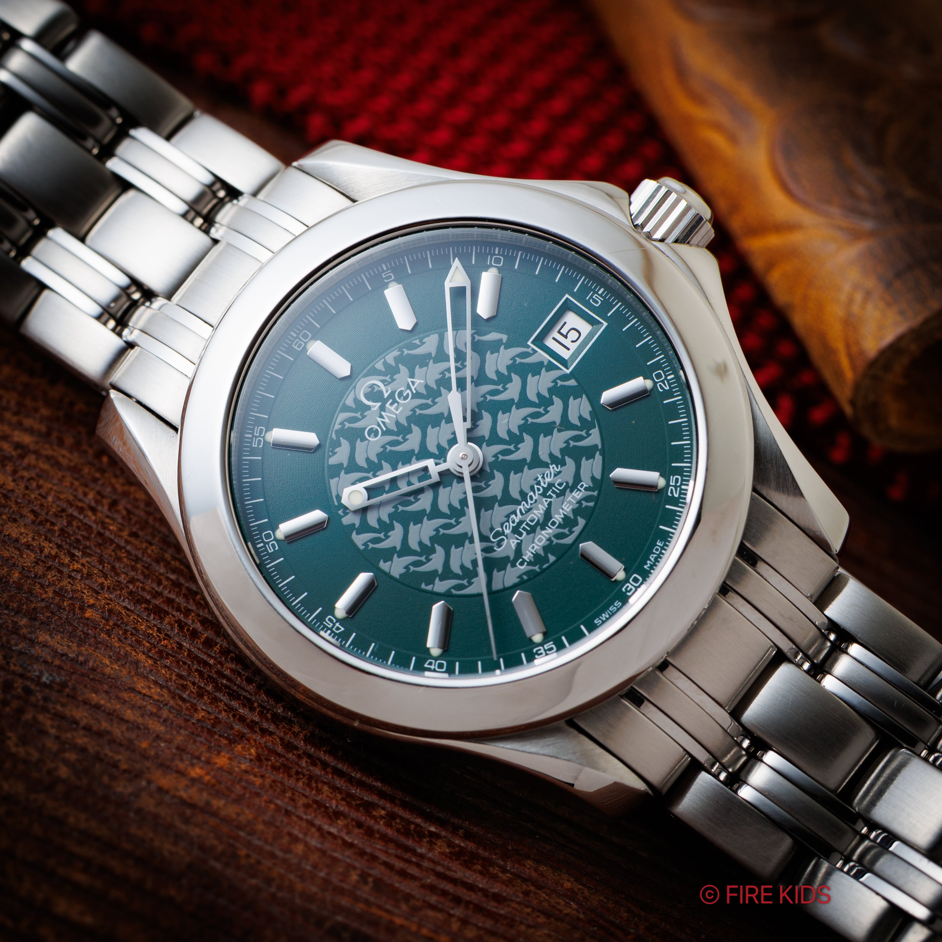 オメガ シーマスター120 ジャック・マイヨール 1998年製 限定モデル 自動巻き Ref.2506.70/168.1614 Cal.1120 ギャラ、冊子付