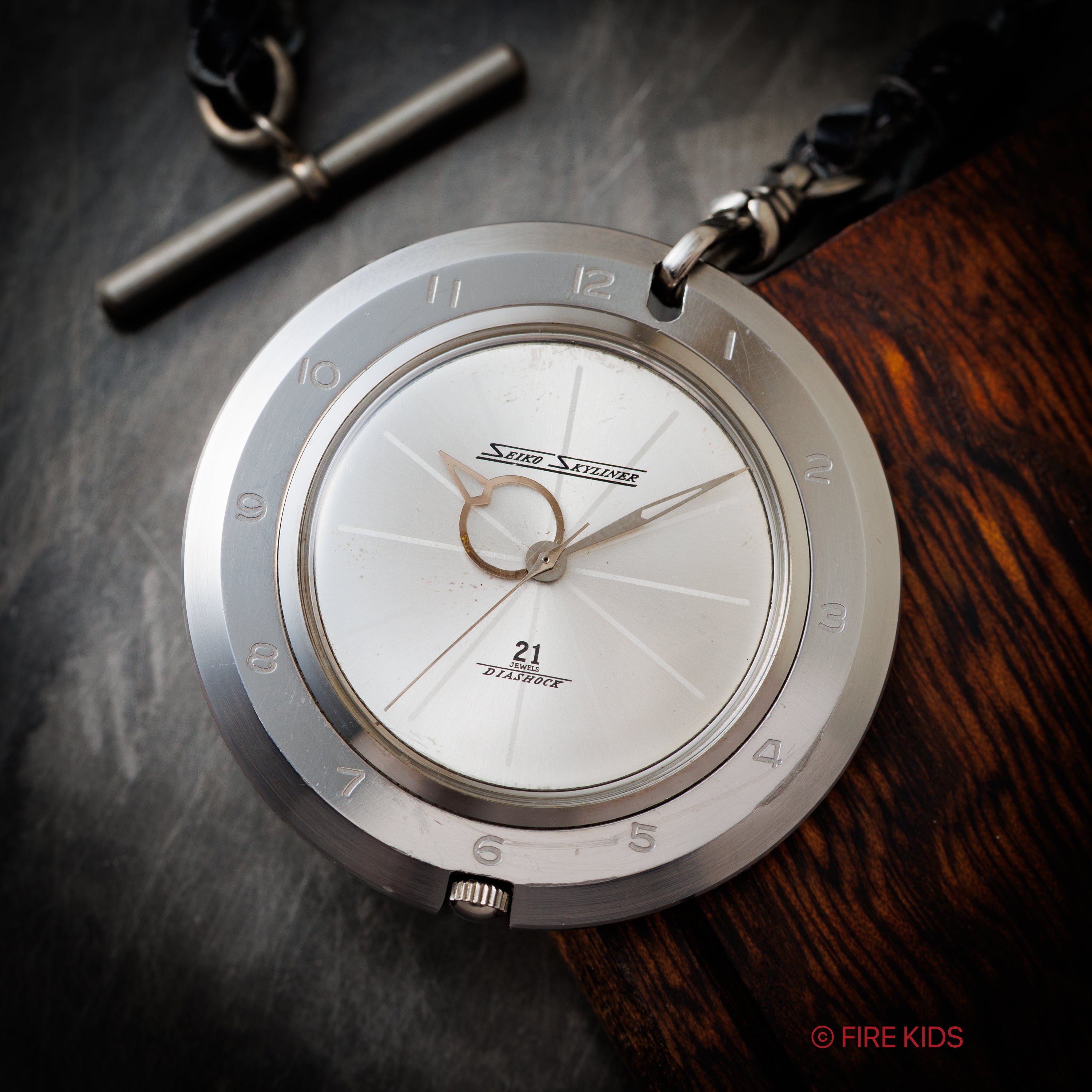 セイコー スカイライナー 1960年代製 懐中時計 ポケットウォッチ 手巻き 箱付き