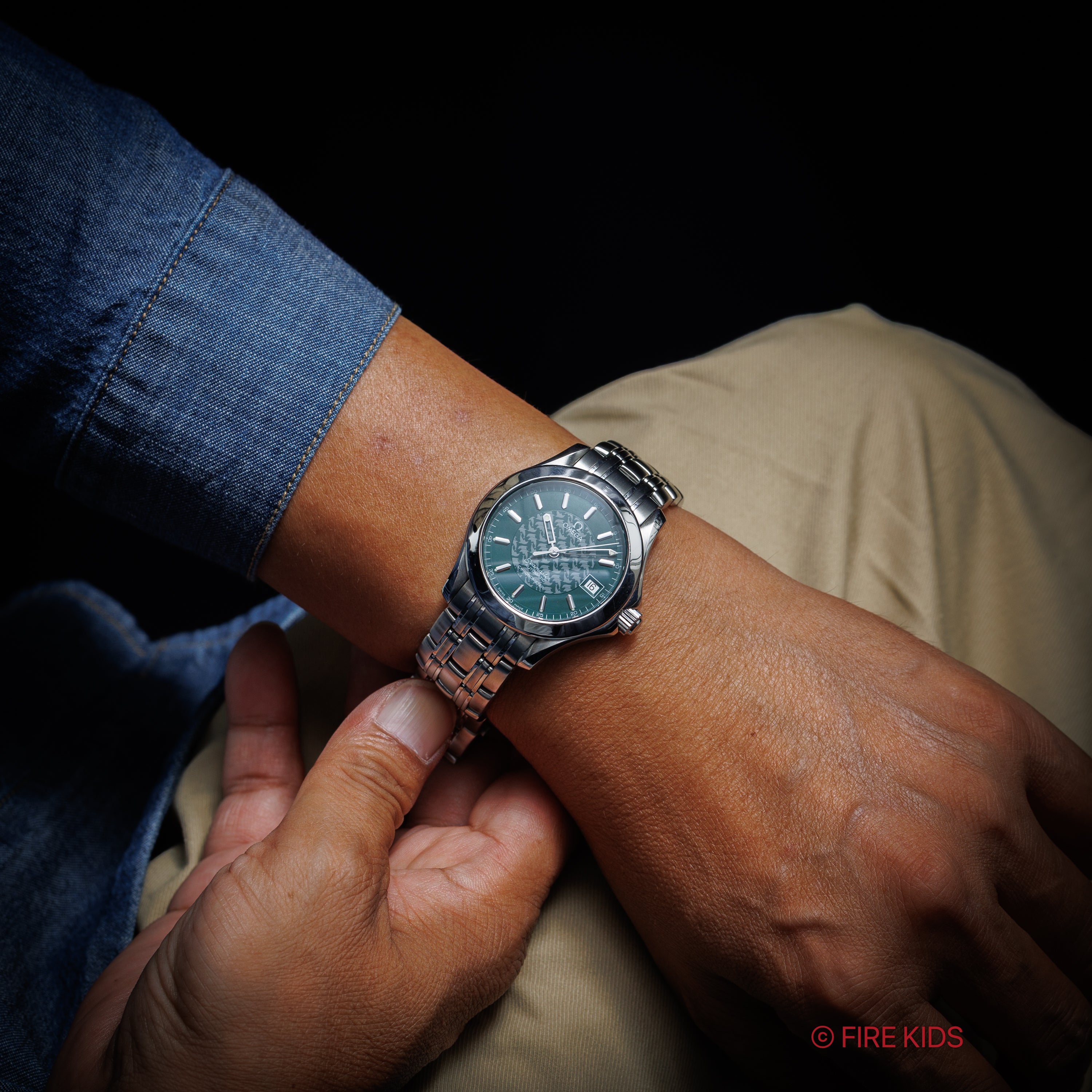 オメガ シーマスター120 ジャック・マイヨール 1998年製 限定モデル 自動巻き Ref.2506.70/168.1614 Cal.1120 ギャラ、冊子付