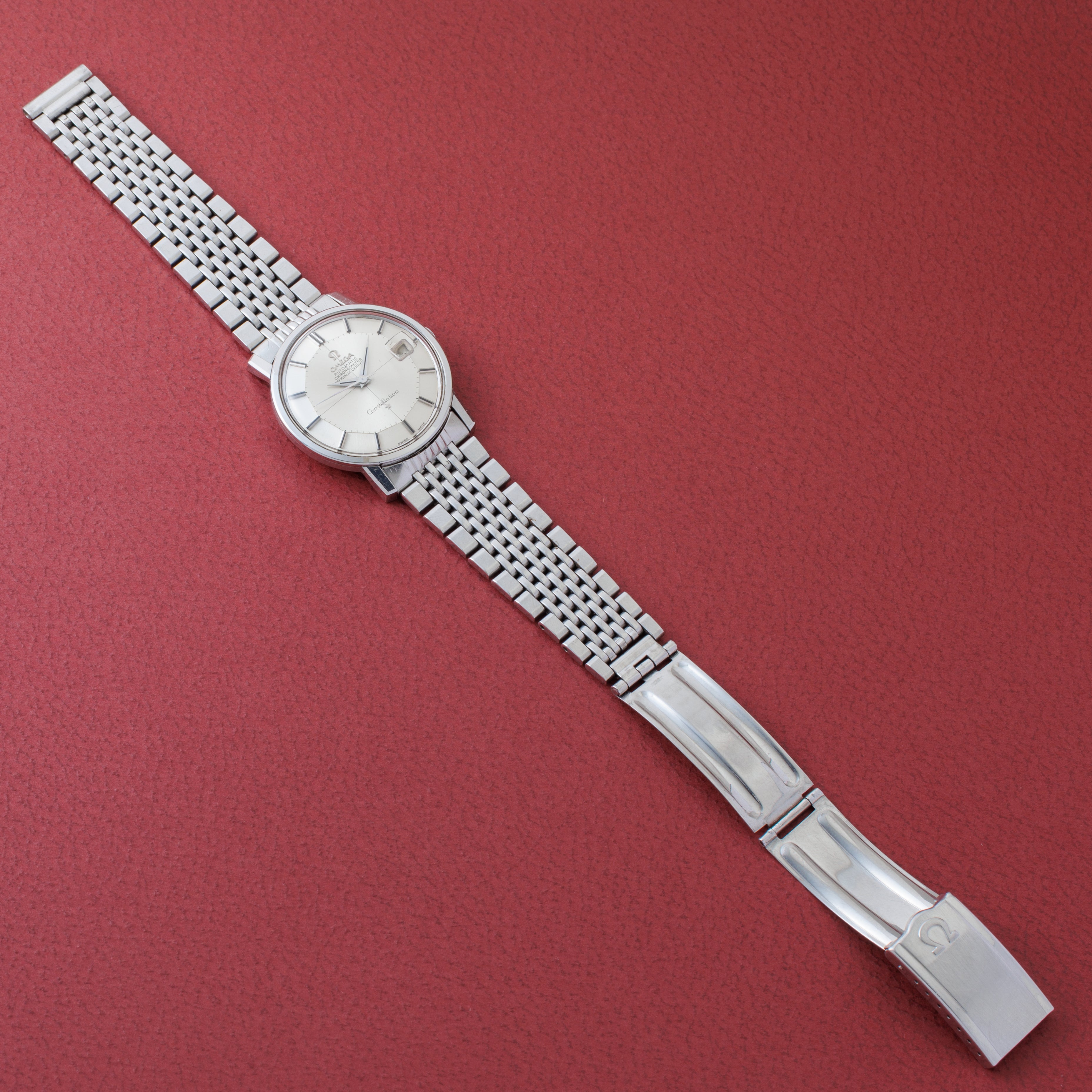 オメガ コンステレーション 12角 1966年製 Ref.168.010 シルバーダイヤル 純正ブレス