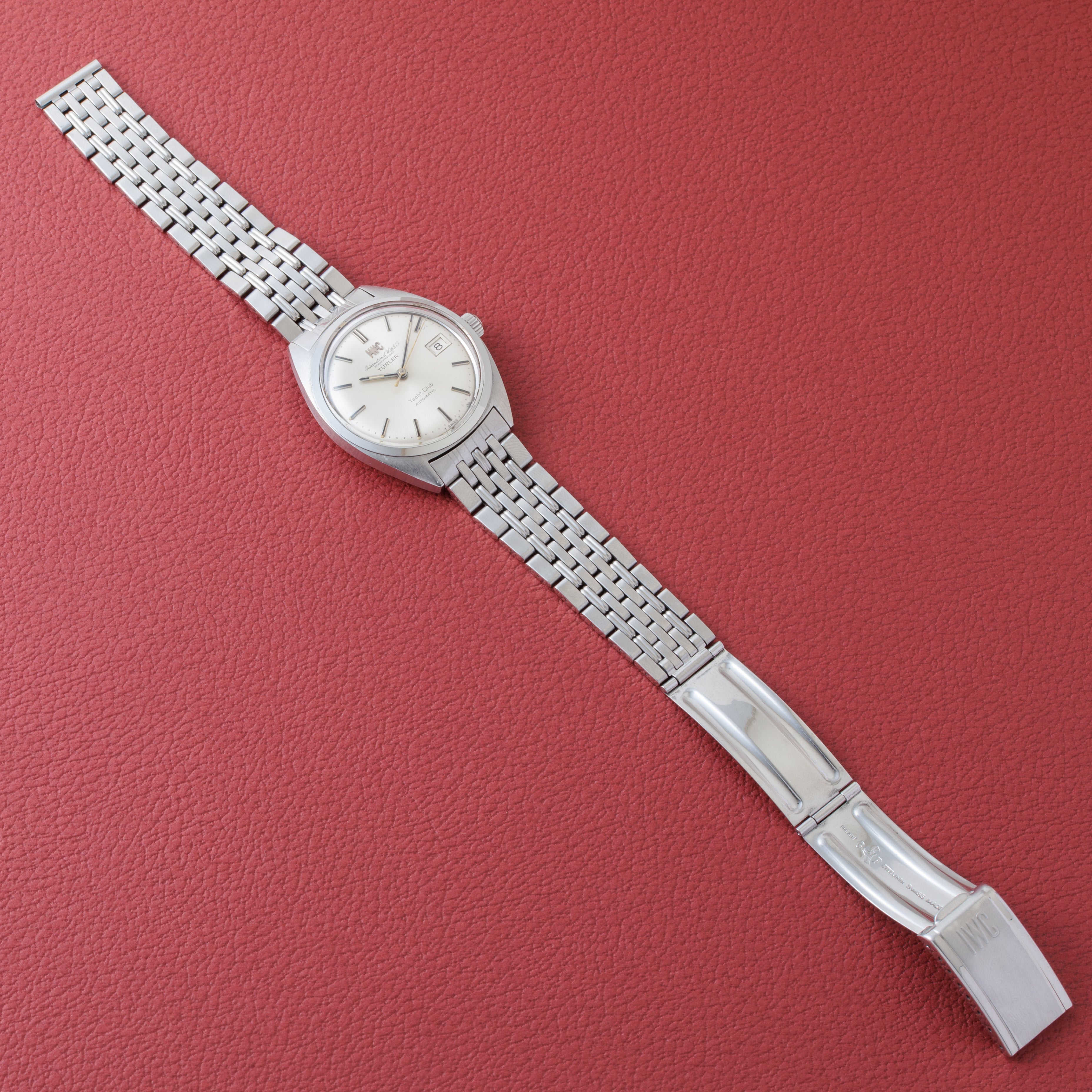 IWC ヨットクラブ 1970年製 Ref.R811 チューラーWネーム 純正ゲイフレアーブレス ペラトン式自動巻き