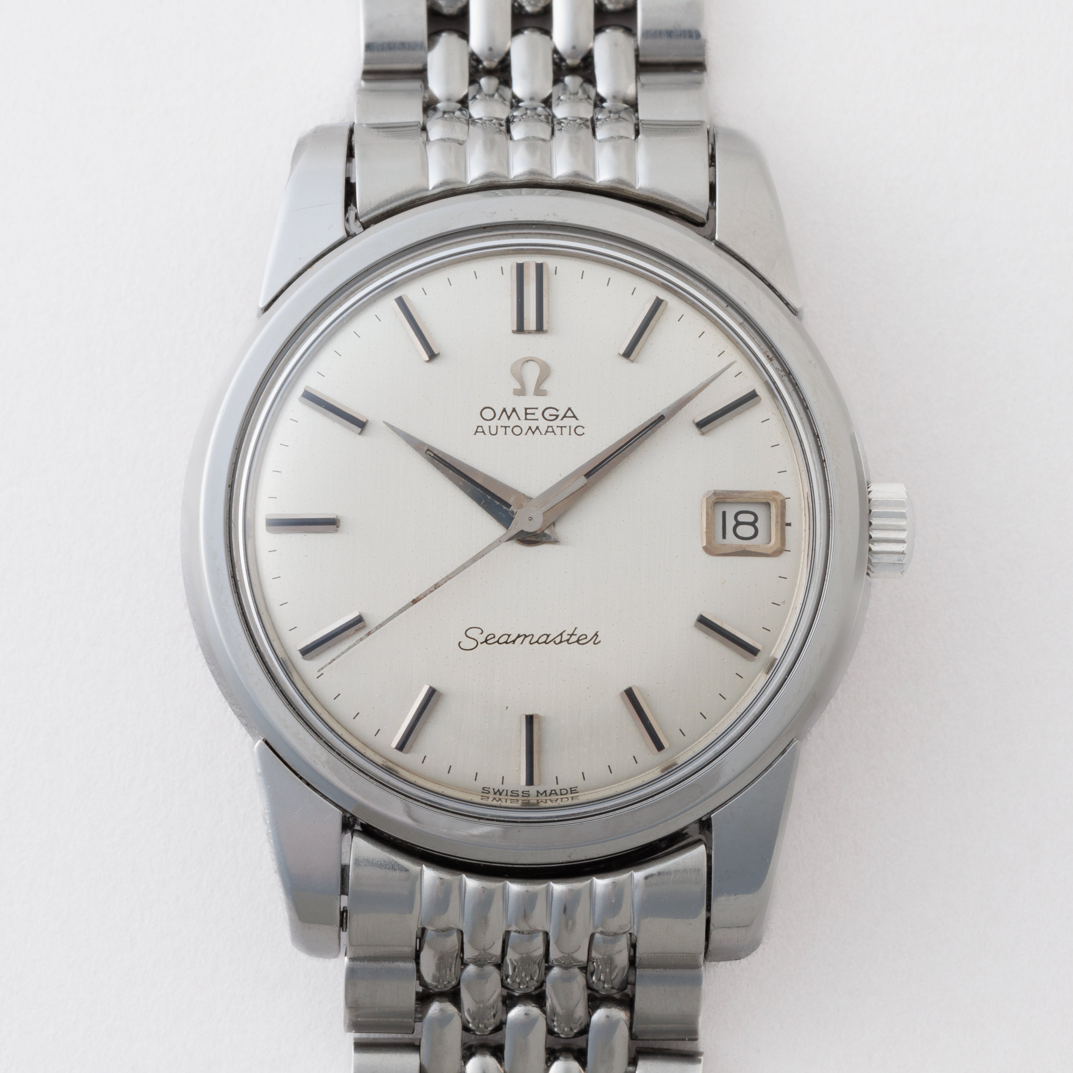 オメガ シーマスター オートマチック 1963年製 Ref.166.009 シルバーダイヤルCal.562 純正ブレス