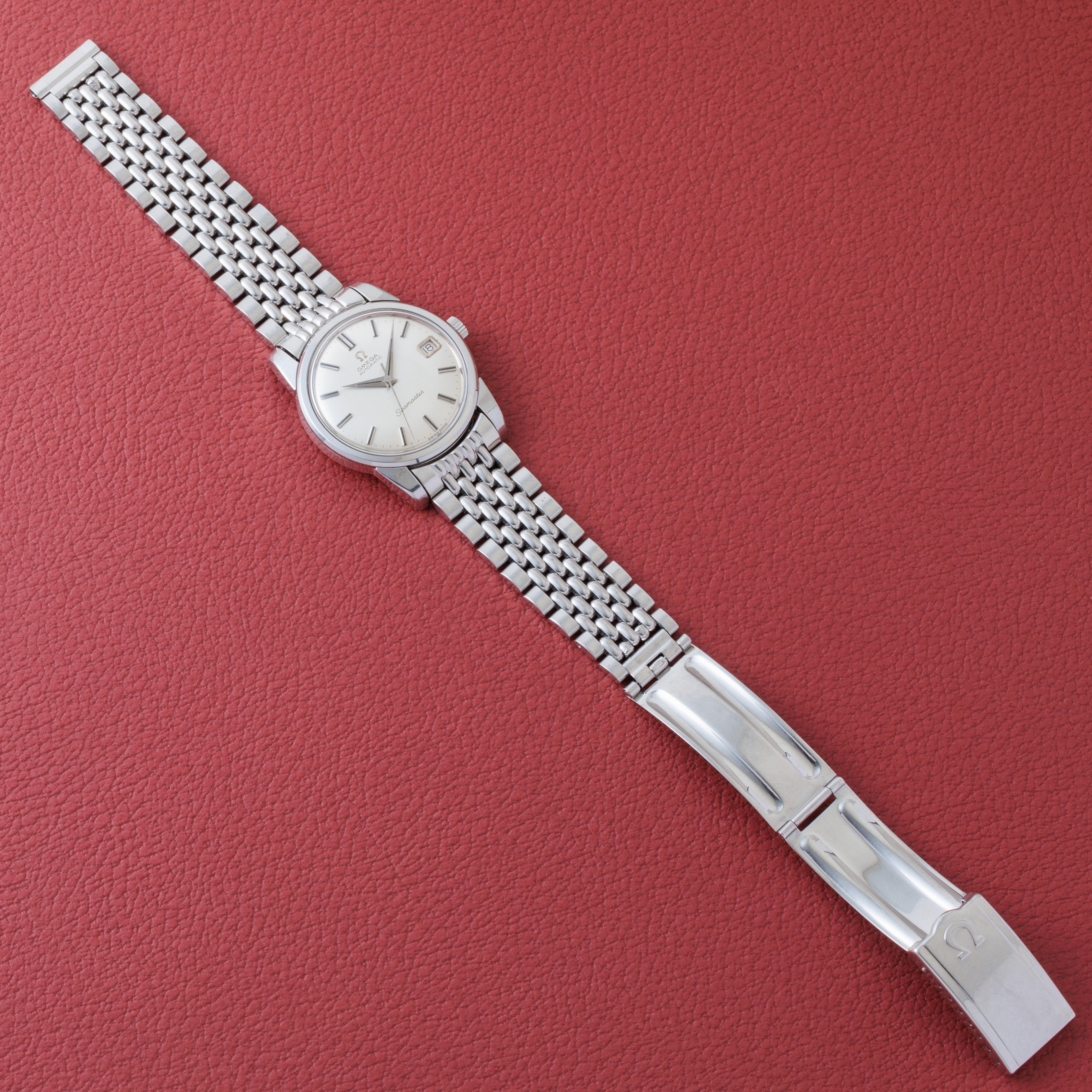 オメガ シーマスター オートマチック 1963年製 Ref.166.009 シルバーダイヤルCal.562 純正ブレス