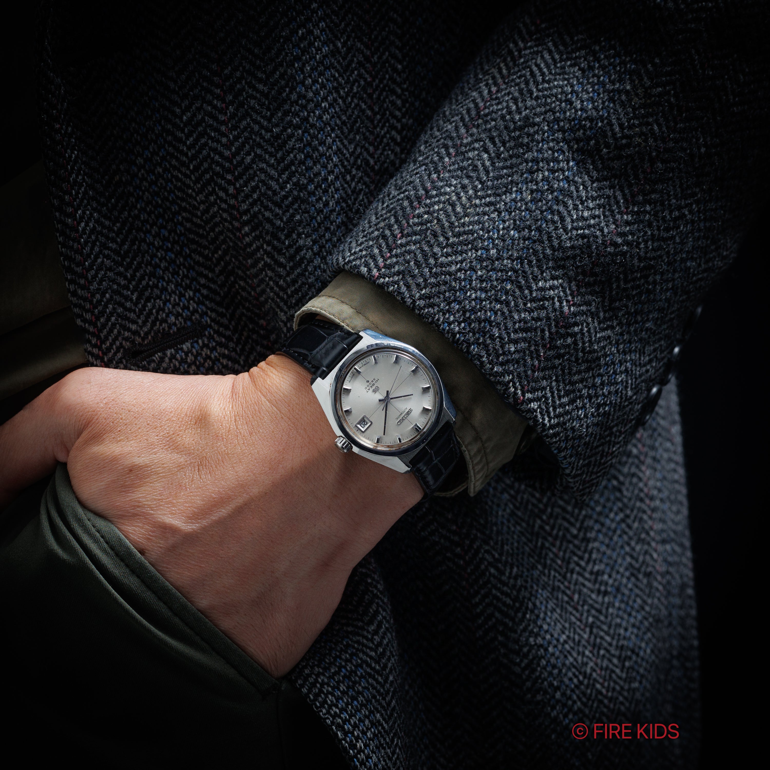 グランドセイコー ハイビート 36000 1968年製 Ref.6145-8000 61GS クロスライン