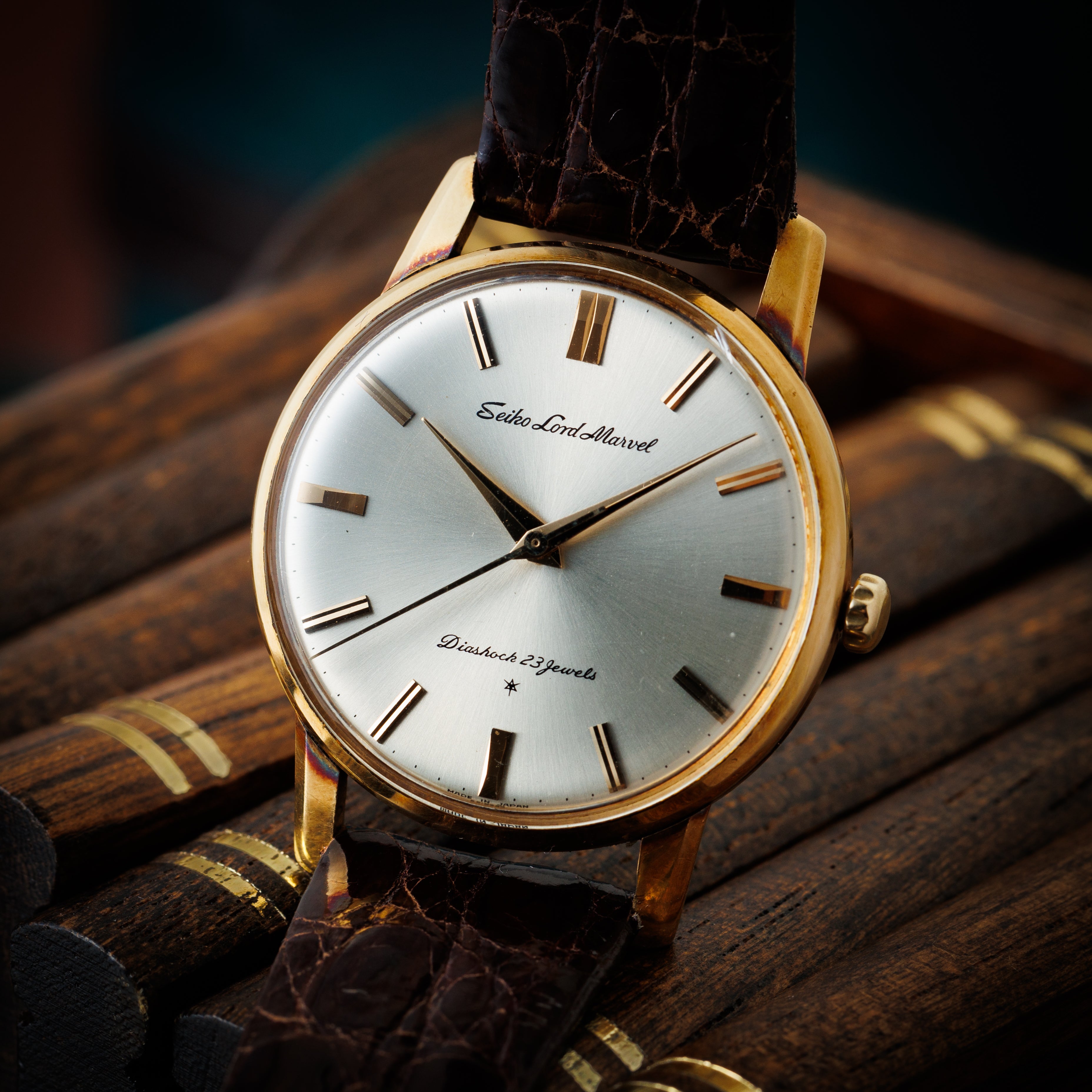 セイコー 18金無垢ロードマーベル 1964年製 Ref.15027LM 手巻き
