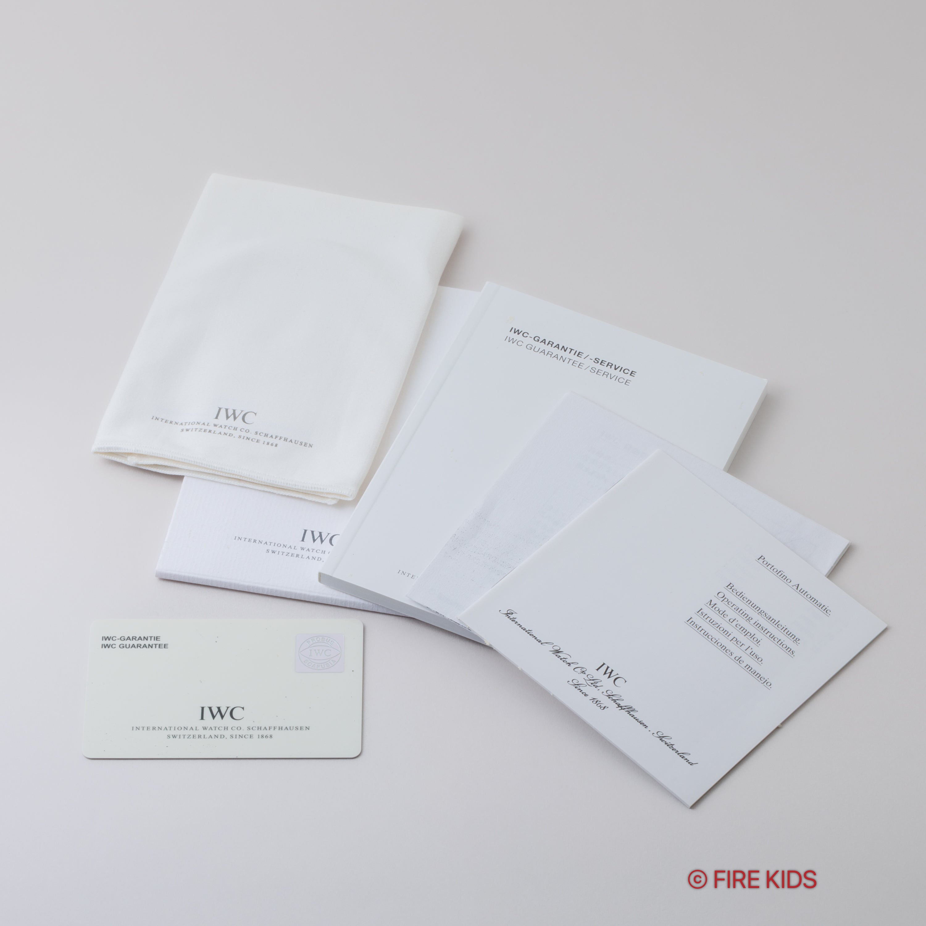 IWC ポートフィノ デイト 自動巻き 2002年製 Ref.3513 ギャラ、冊子、クロス、純正尾錠付き