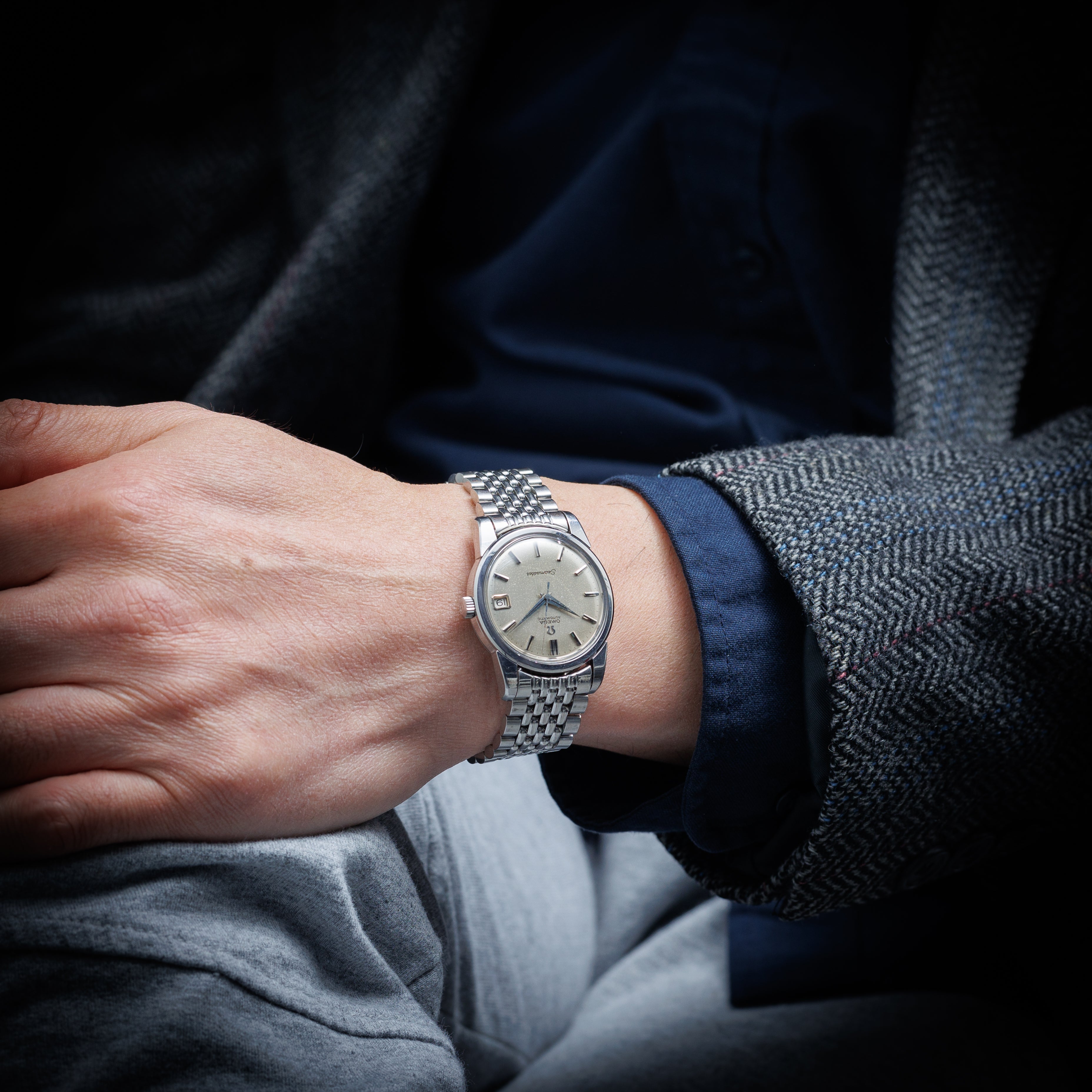 オメガ シーマスター オートマチック 1963年製 Ref.166.009 シルバーダイヤルCal.562 純正ブレス