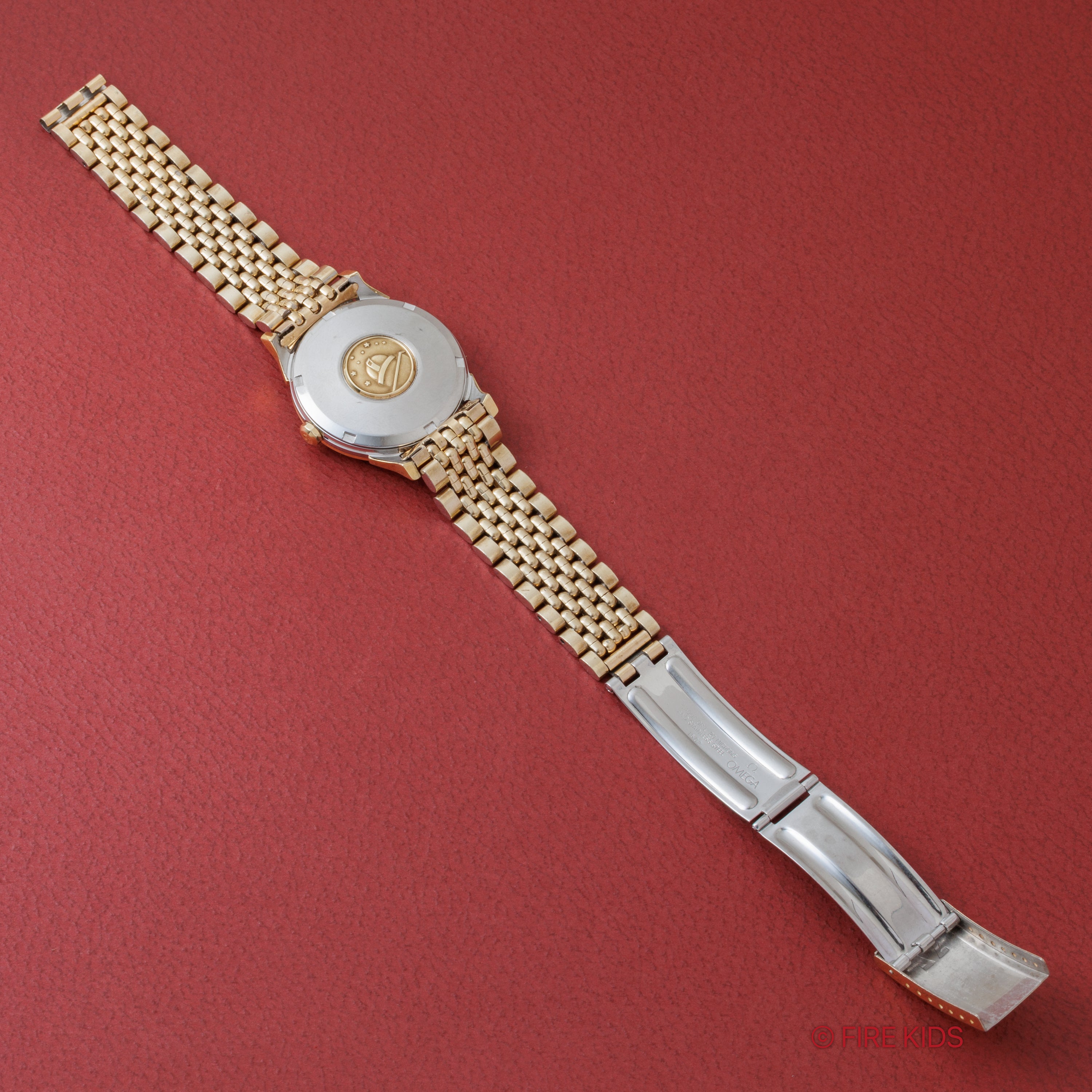 オメガ コンステレーション ラウンドケース トップゴールド 自動巻き 1966年製 Ref.168.005 純正ブレス付き