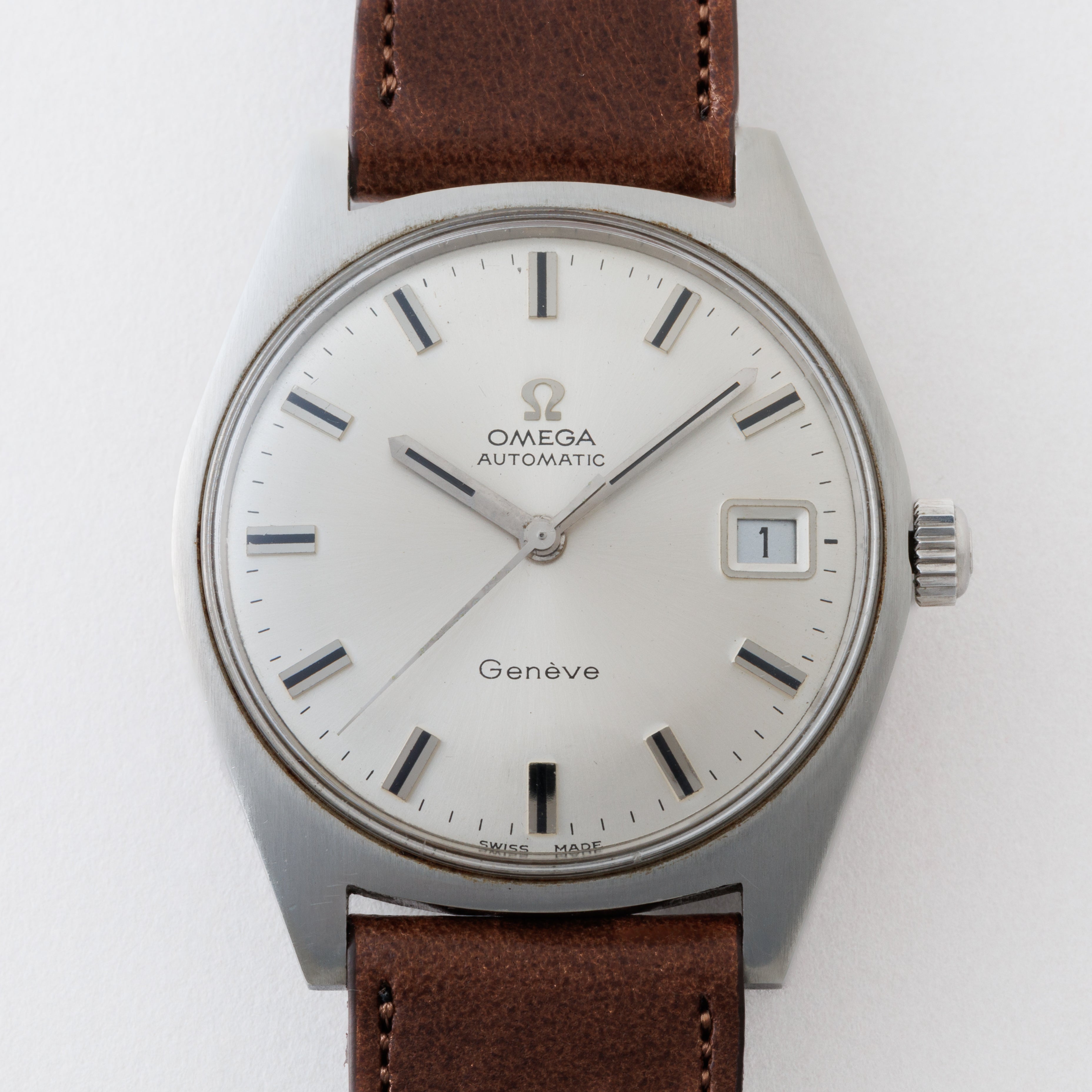 オメガ ジュネーブ 1968年製 Ref.166.041 自動巻き トノー型ケース