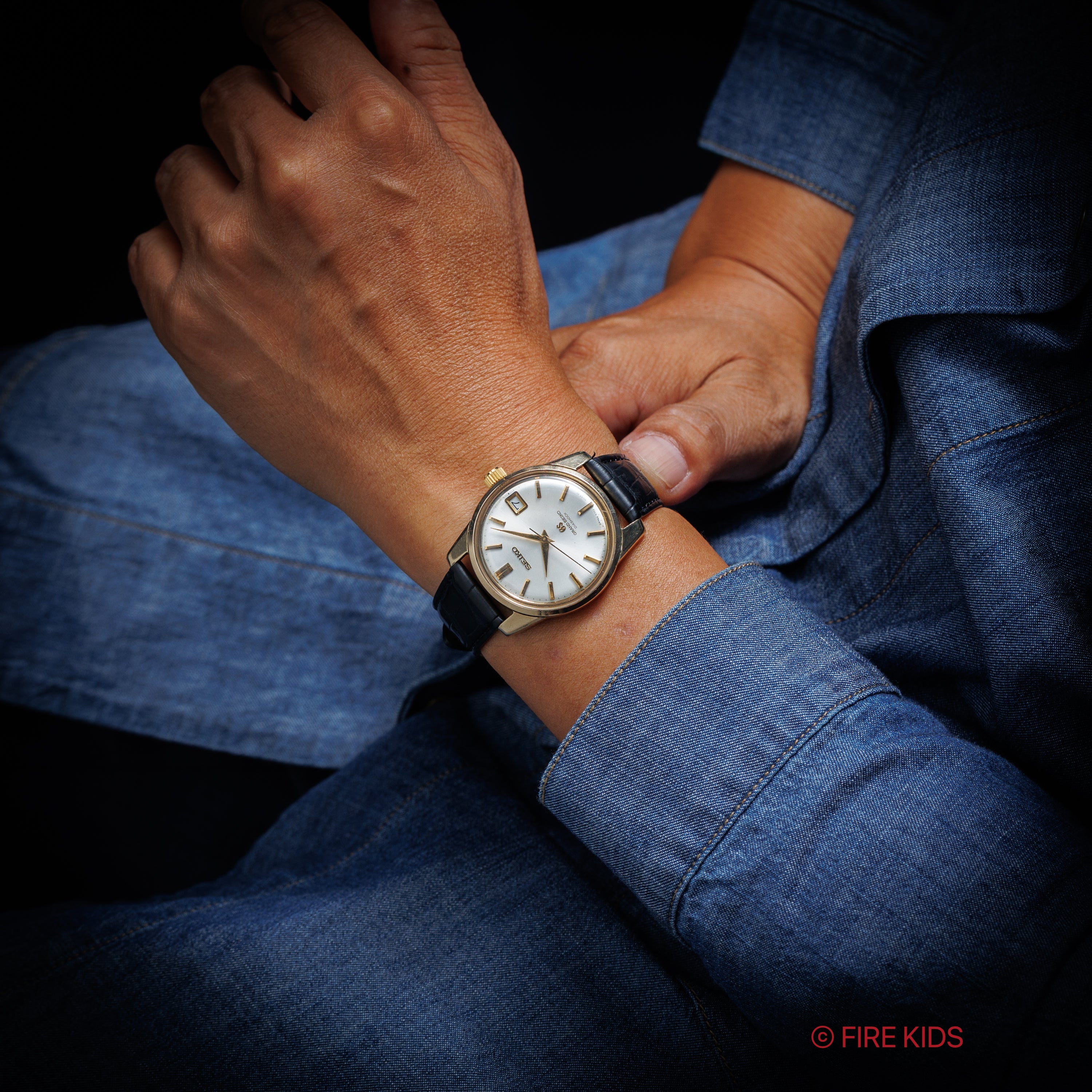 グランドセイコー セカンドモデル後期 GCケース 1966年製 Ref.5722-9010 57GS ライオンメダリオン