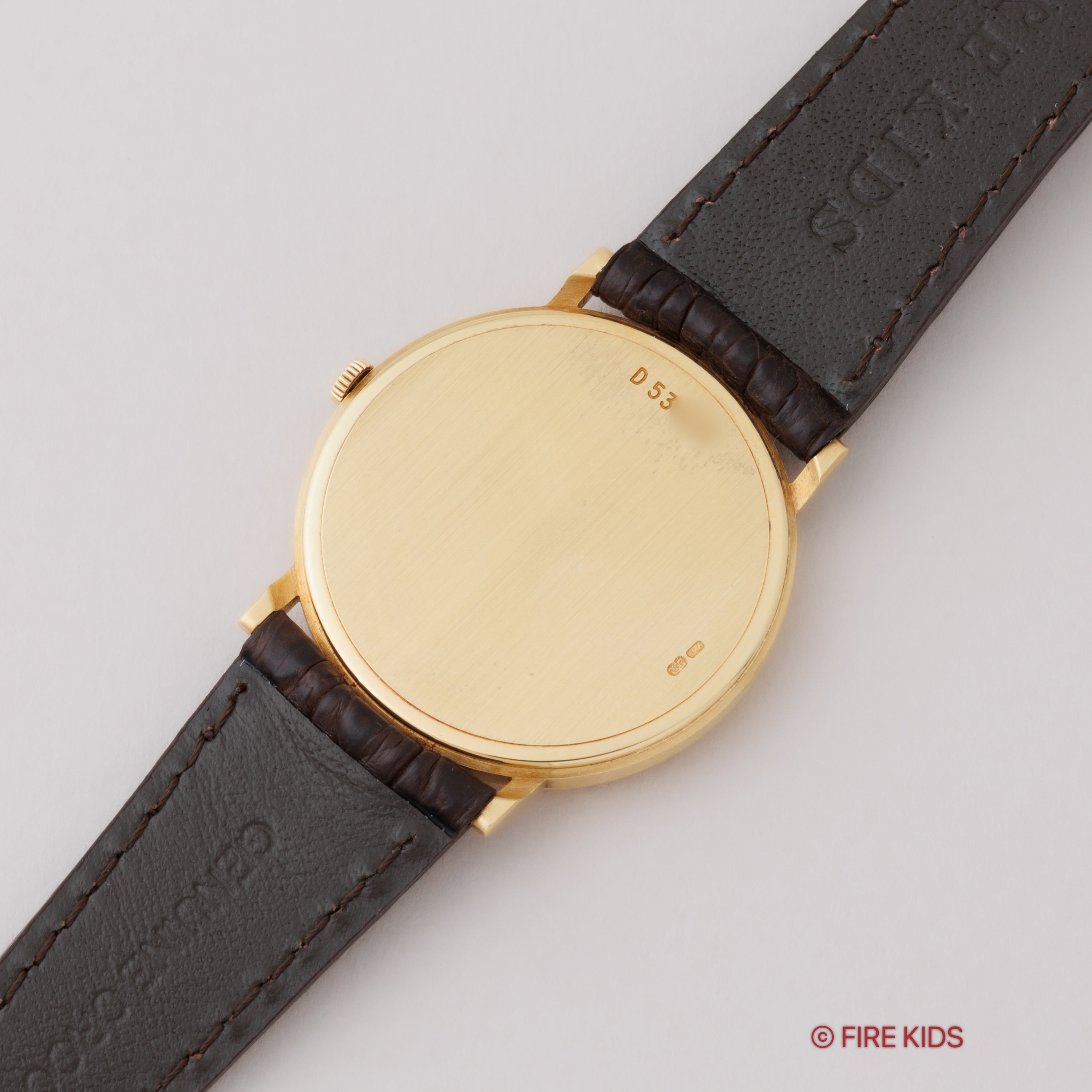 オーデマ・ピゲ 18金無垢イエローゴールド エクストラフラット 1990年代製 手巻 Cal.2080 18KYG純正尾錠付き