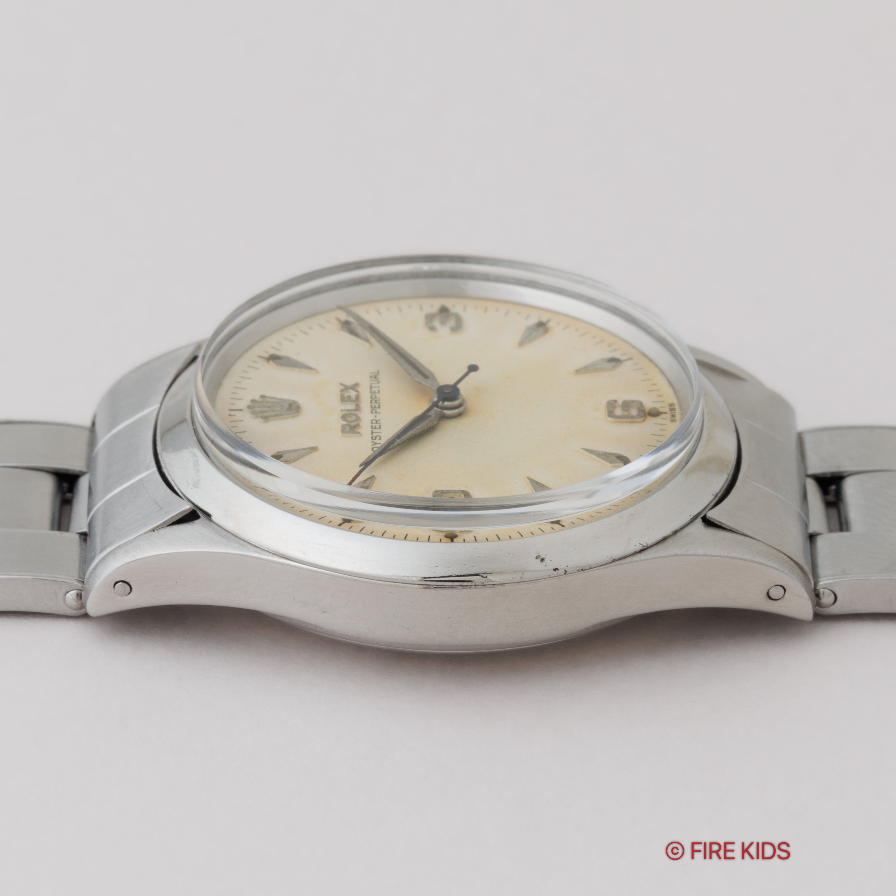 ロレックス オイスターパーペチュアル Ref.6532 エクスプローラーダイヤル 1956年製 自動巻 Cal. 1030 純正リベットブレス