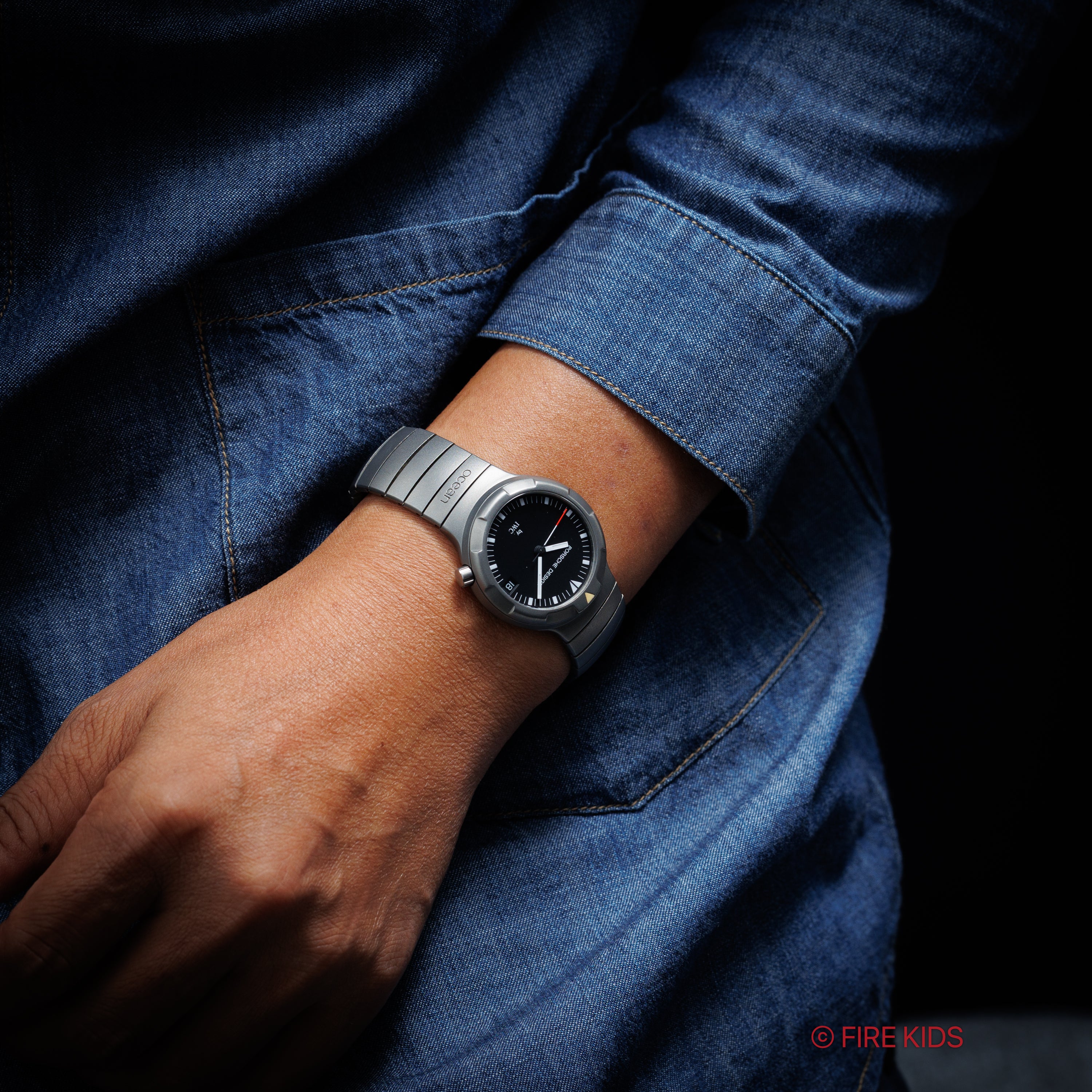 ポルシェデザイン by IWC 1986年製 オーシャン500 オートマチック 箱、修理明細書付き