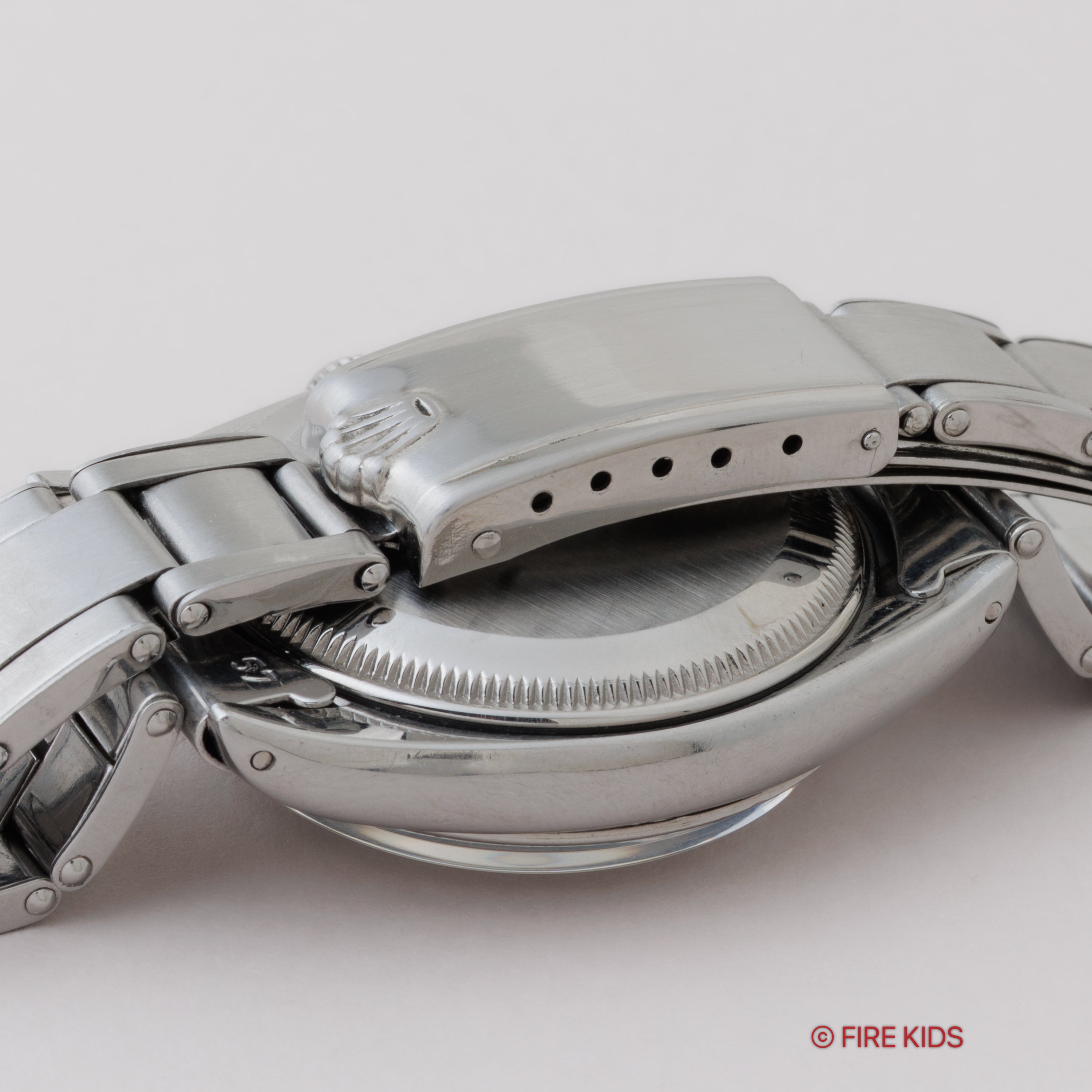 ロレックス エアキング Ref.6552 ブルズアイダイヤル 1958年製 ノンデイト Cal.1030 純正リベットブレス