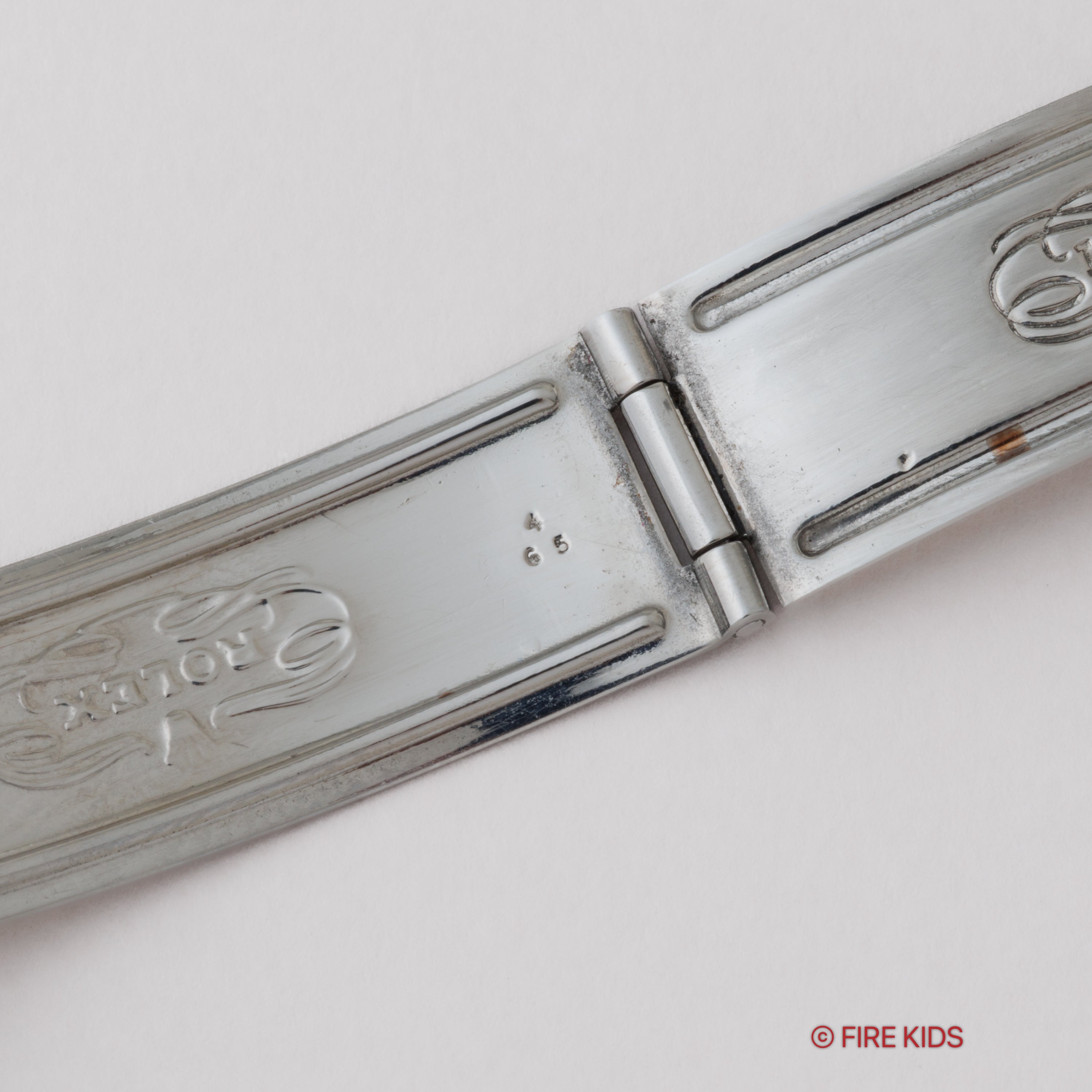 ロレックス エアキング Ref.6552 ブルズアイダイヤル 1958年製 ノンデイト Cal.1030 純正リベットブレス