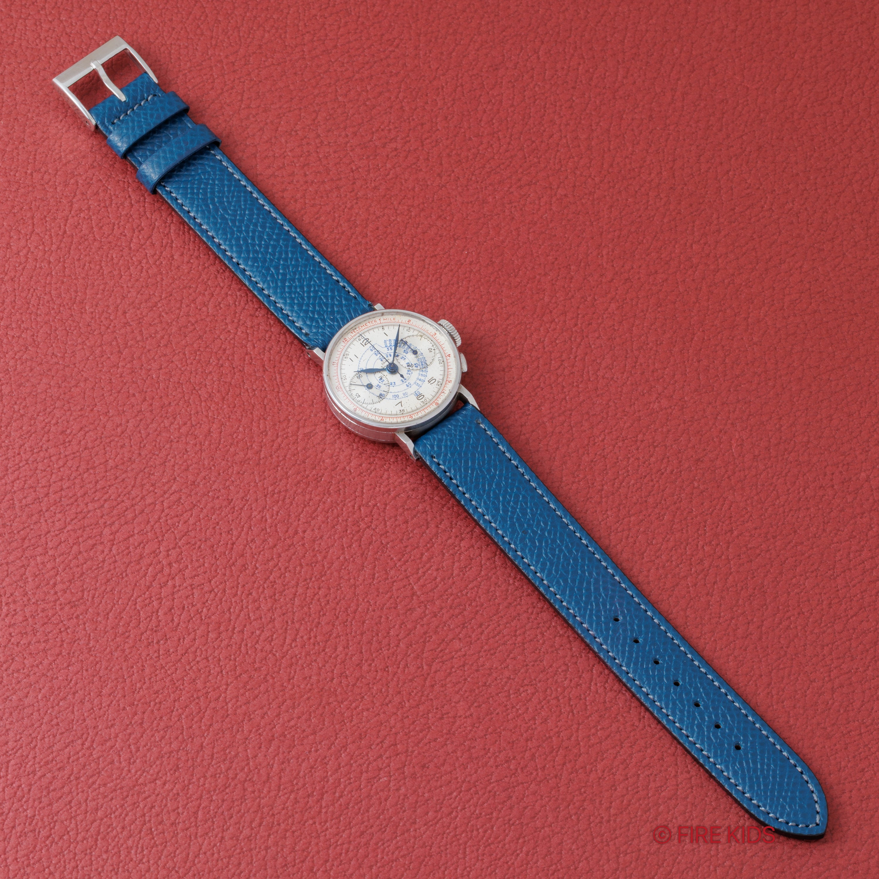 ユールヤーゲンセン 27.5㎜ベビークロノグラフ 1940年代製 バルジュー69 箱付き