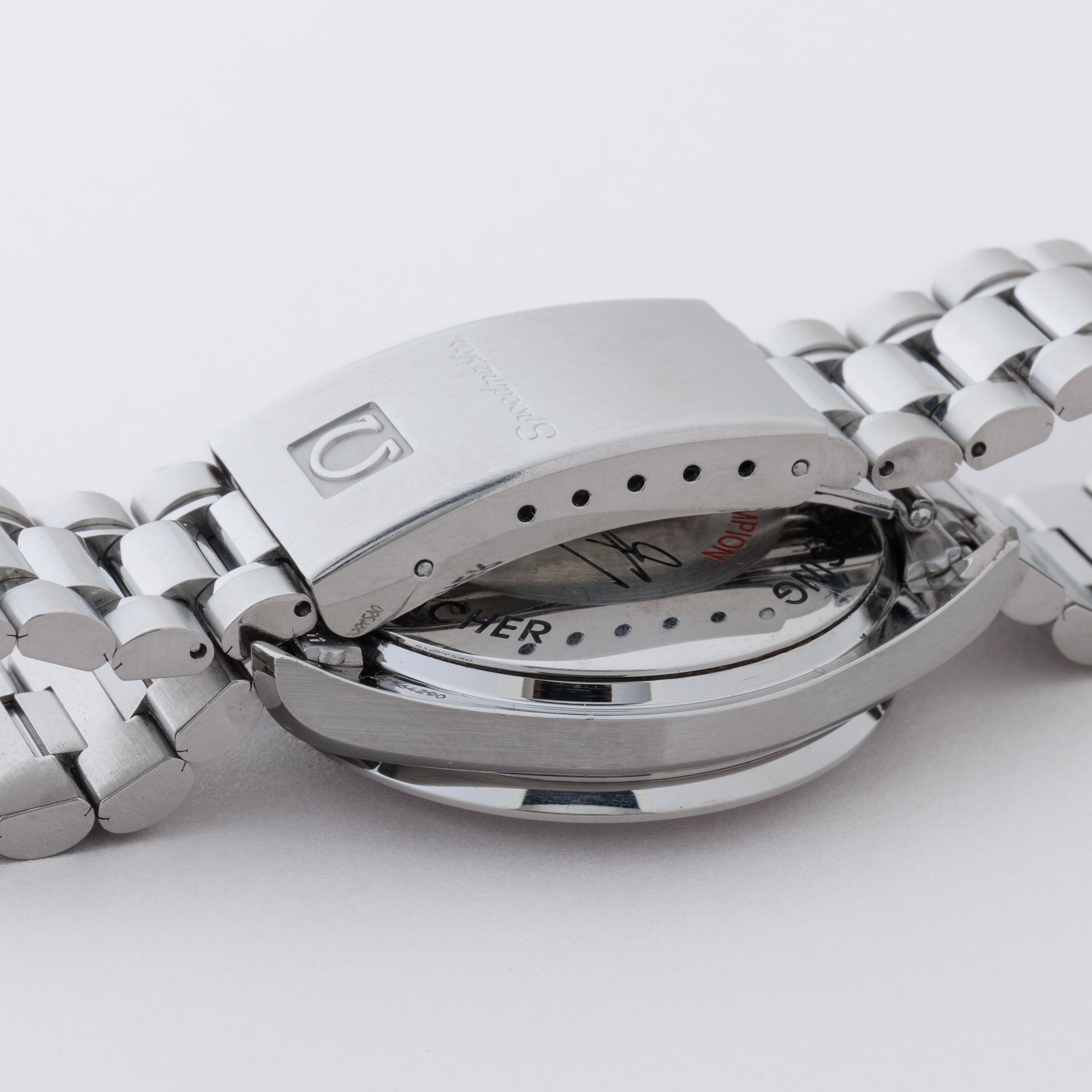 オメガ 2001年製スピードマスター レーシング シューマッハ 限定モデル 箱、ギャラ付