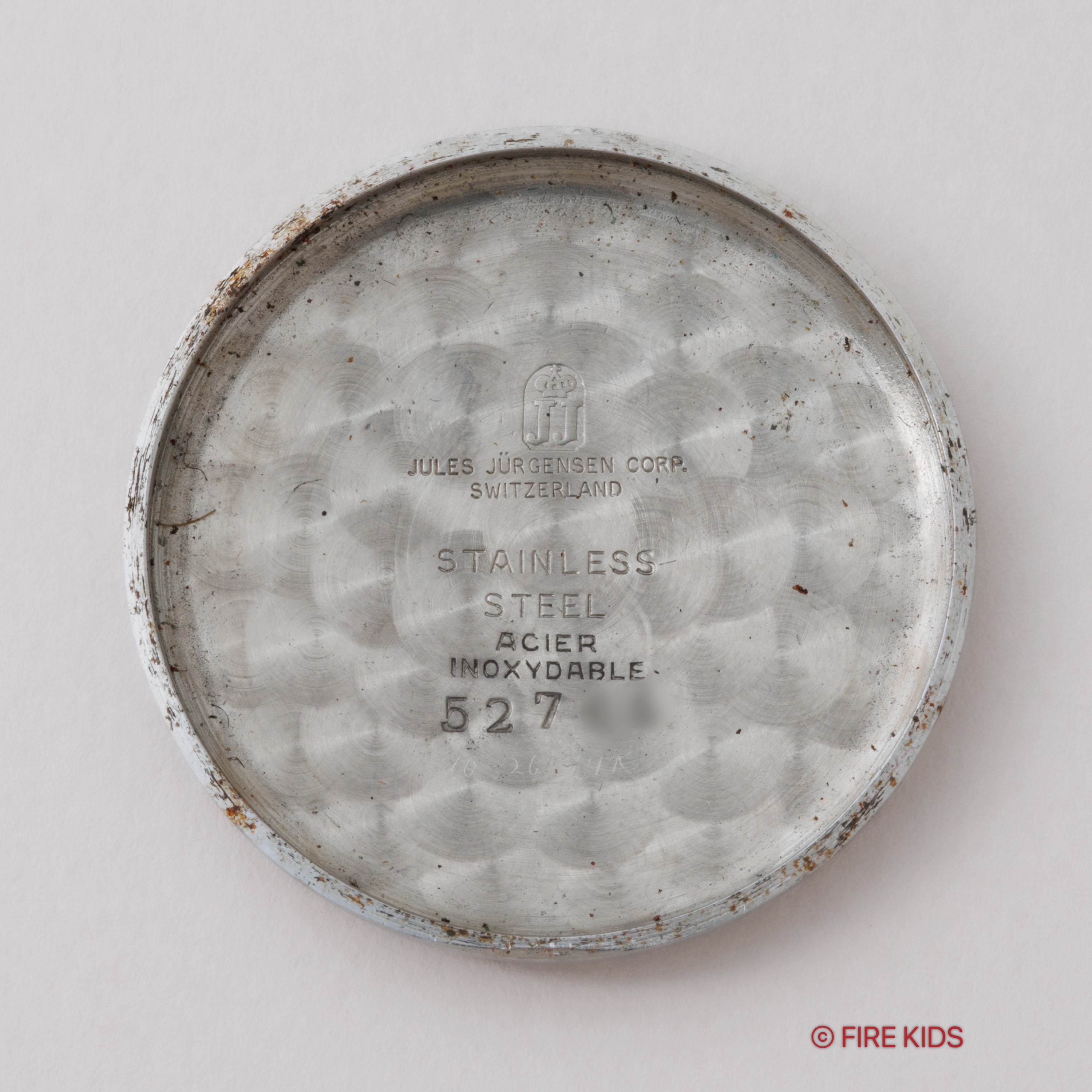 ユールヤーゲンセン 27.5㎜ベビークロノグラフ 1940年代製 バルジュー69 箱付き