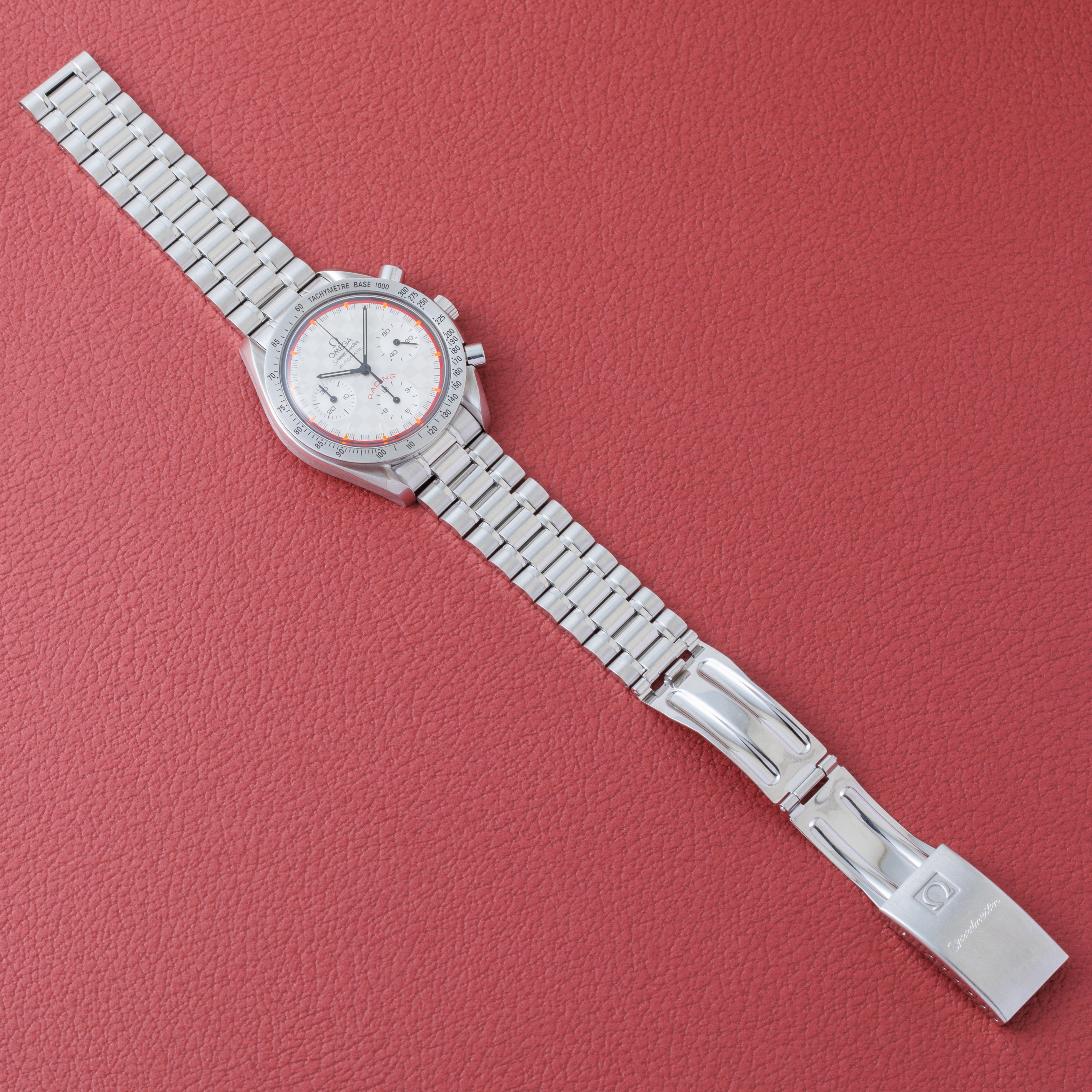 オメガ 2001年製スピードマスター レーシング シューマッハ 限定モデル 箱、ギャラ付