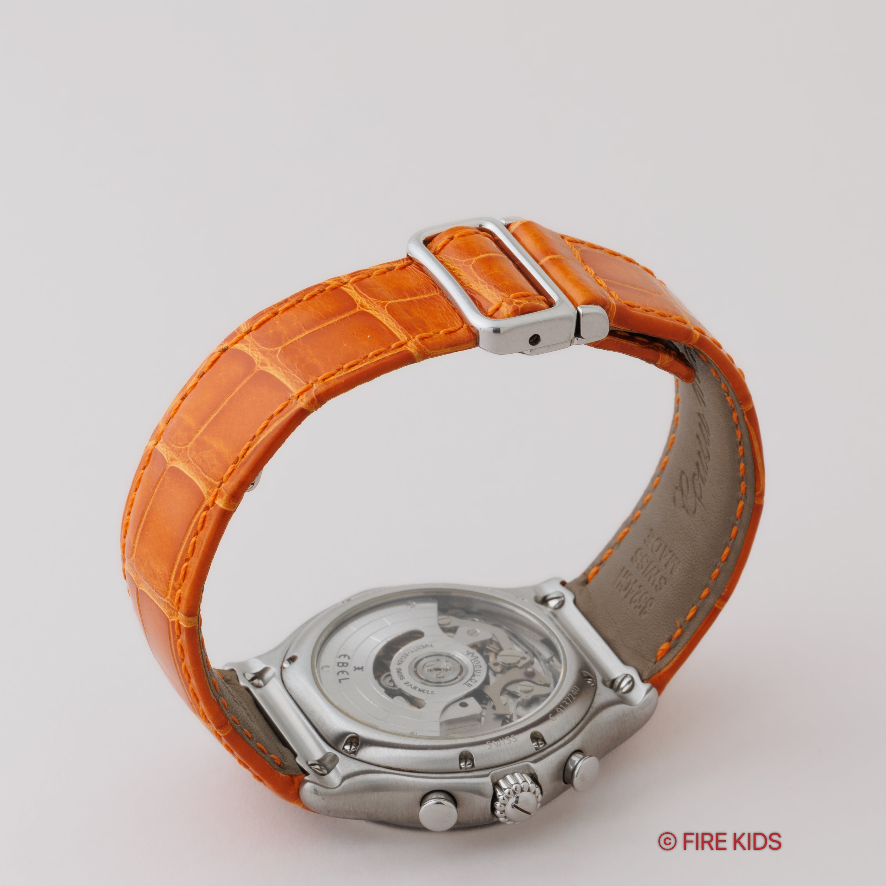 エベル 1911 モデュロール クロノグラフ 1990年代製 自動巻クロノグラフ 純正Dバックル 箱付き