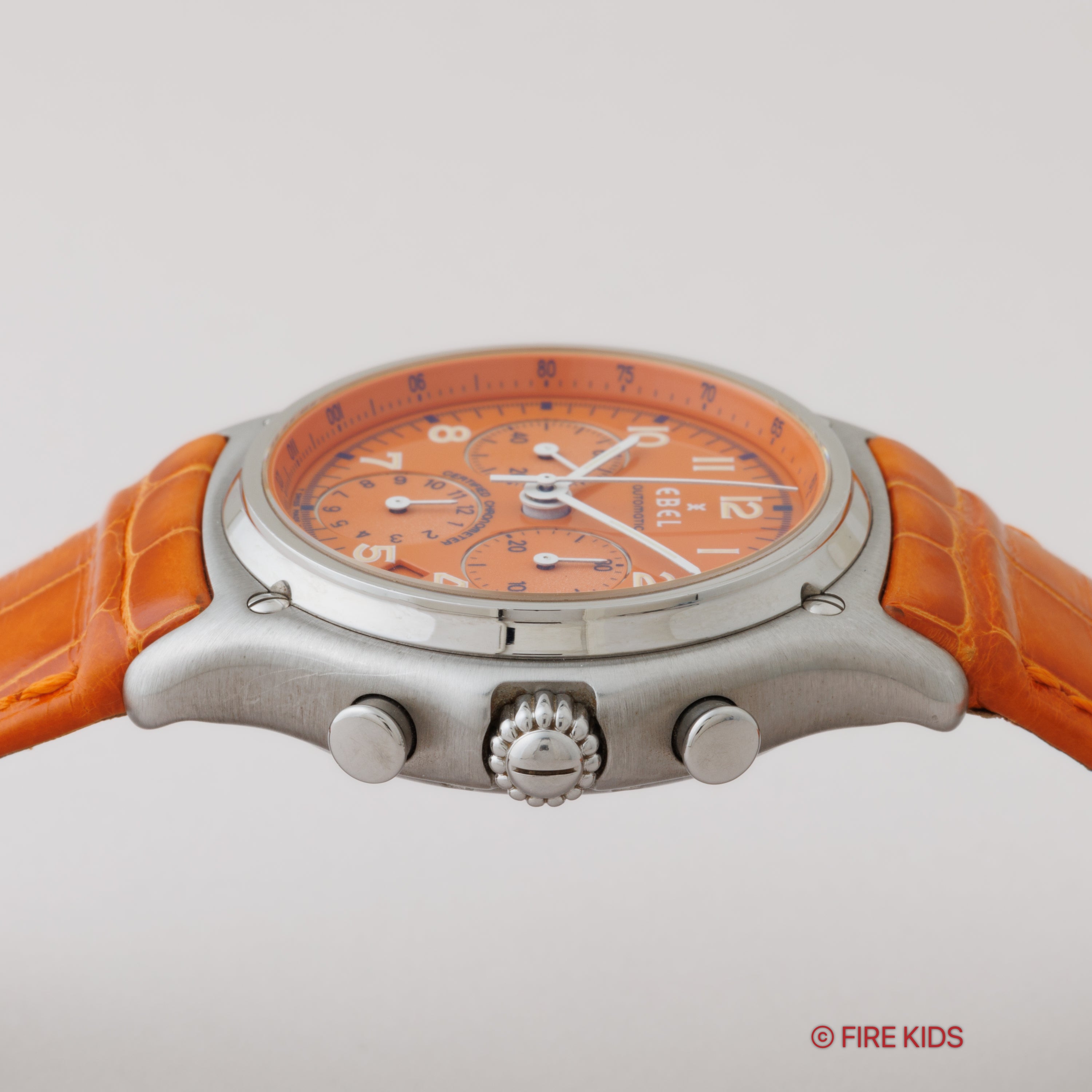 エベル 1911 モデュロール クロノグラフ 1990年代製 自動巻クロノグラフ 純正Dバックル 箱付き