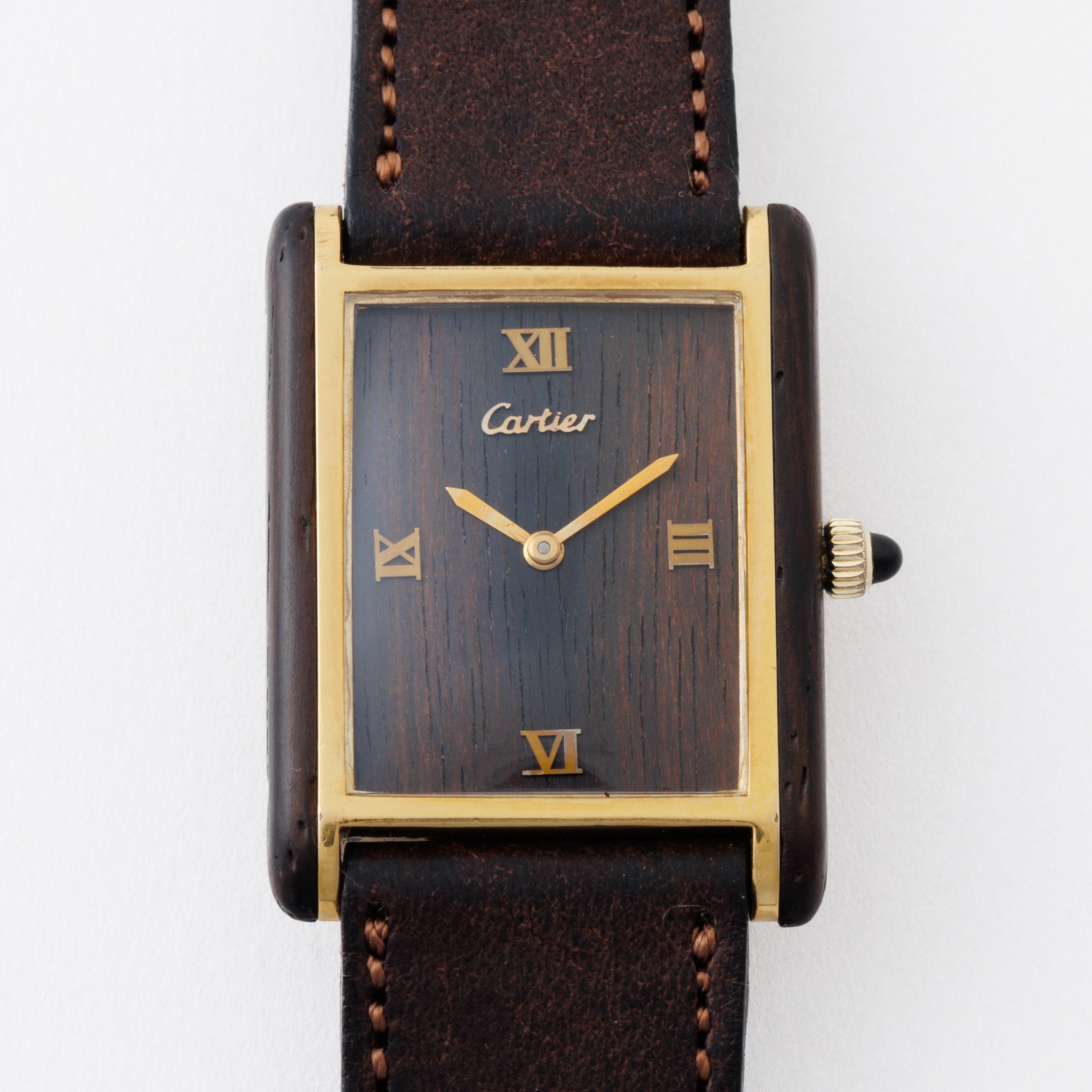 カルティエ オーガニック タンク ウッド ブティック限定 Ref.20611 1975年~1976年製