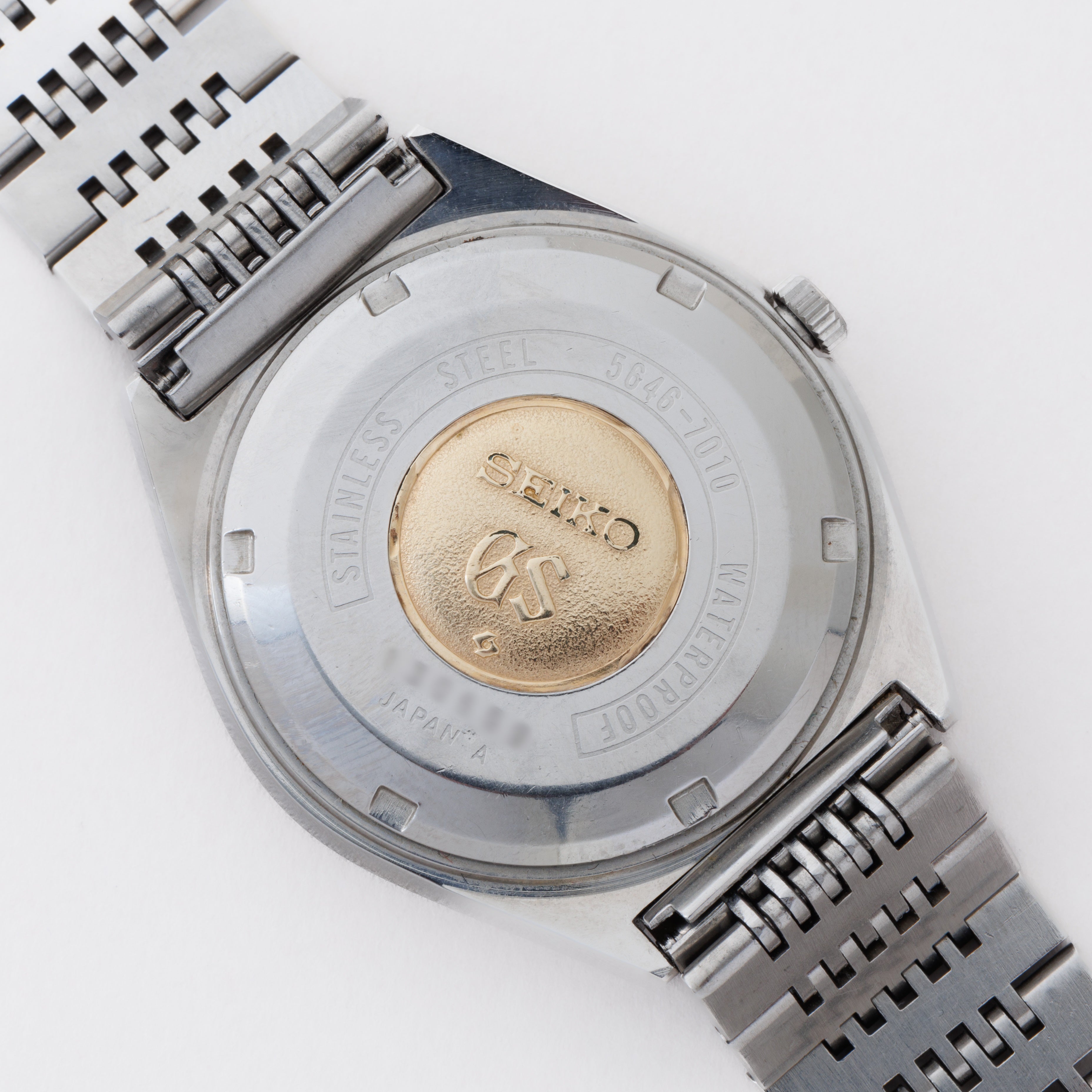 グランドセイコー 1971年製 Ref.5646-7010 56GS デイデイト ブラックダイヤル ハイビート自動巻き